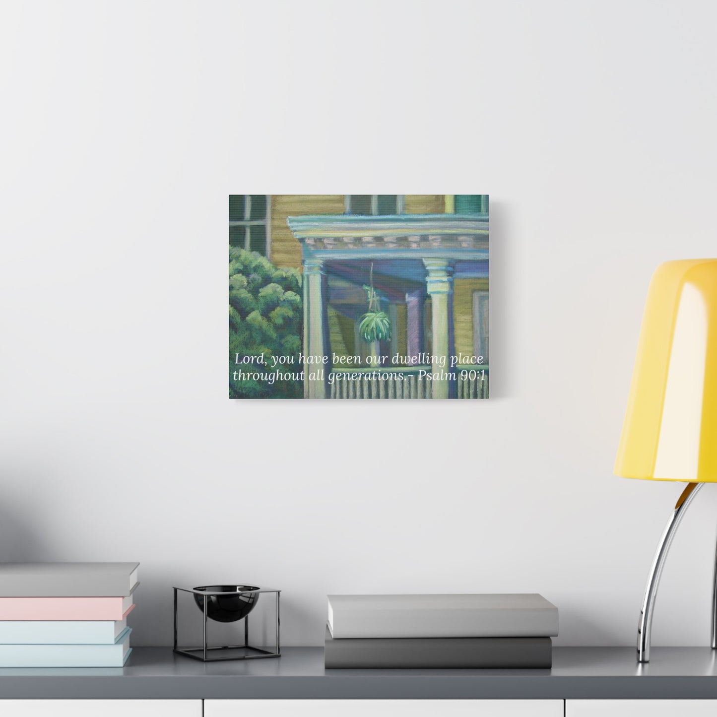Dwelling Place Canvas Print – Pastel Artwork by P. French Barber  Christian Wall Art for Peaceful Interiors