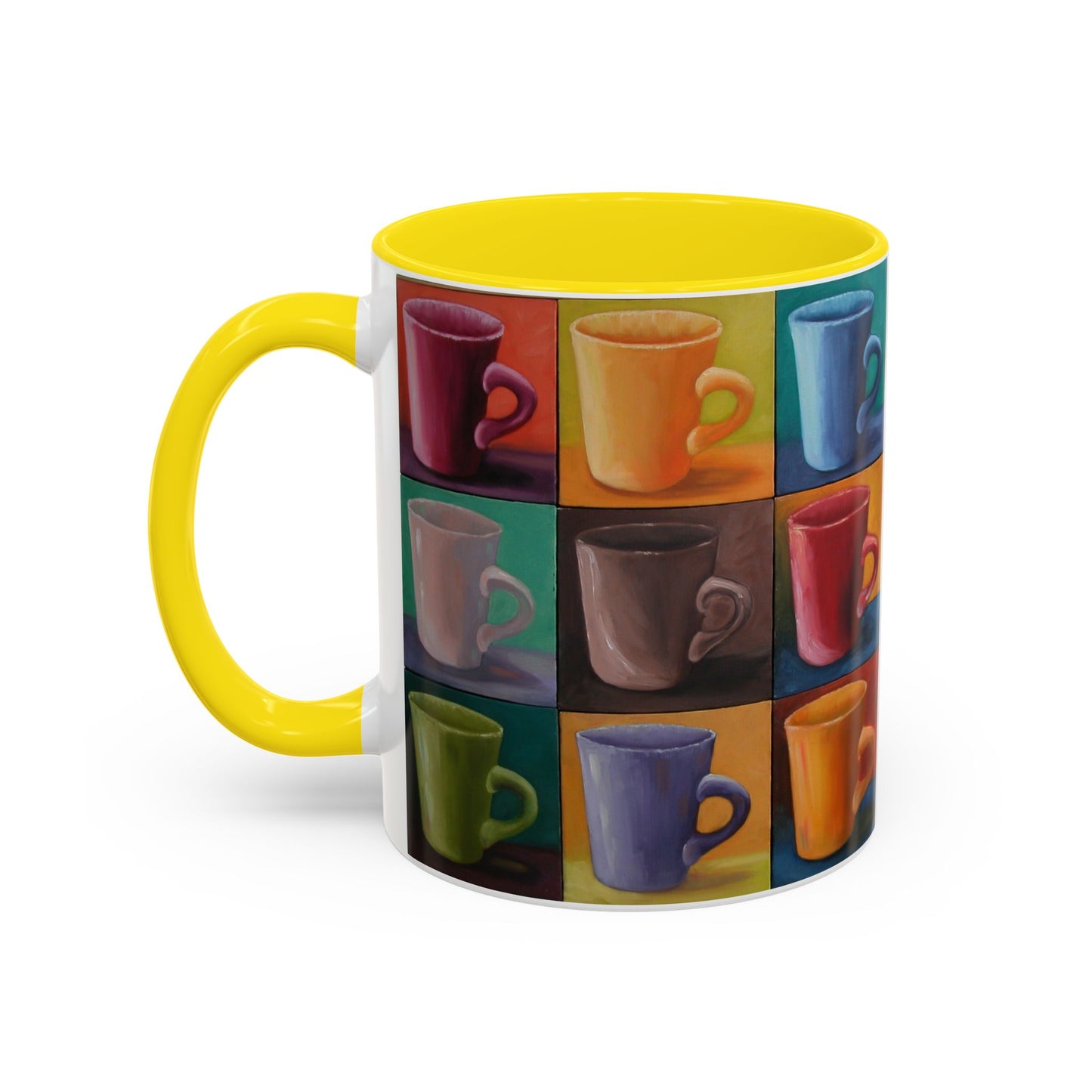 Cup of Joy Mug – Psalm 23:5 Scripture | Original Artwork by P. French Barber | Faith-Based Ceramic Coffee Cup