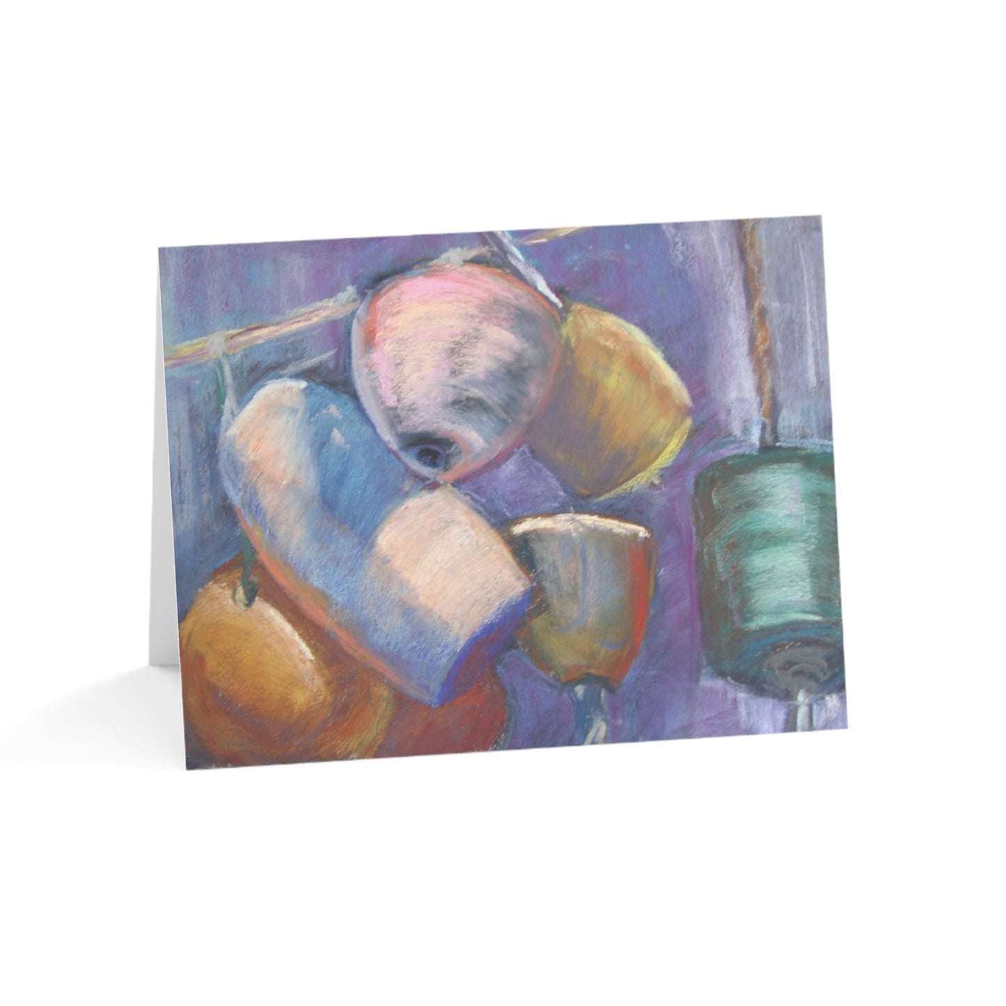 Anchor of Hope Greeting Card – Hebrews 6:19 Scripture Original Art by P. French Barber