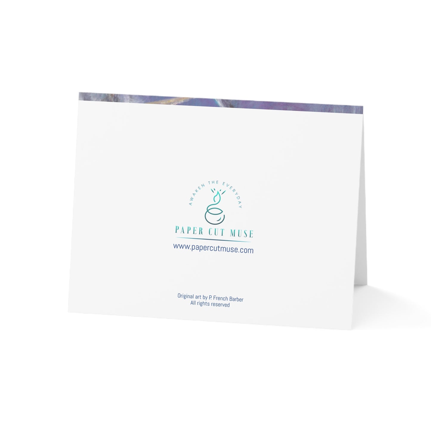 Anchor of Hope Greeting Card – Hebrews 6:19 Scripture Original Art by P. French Barber