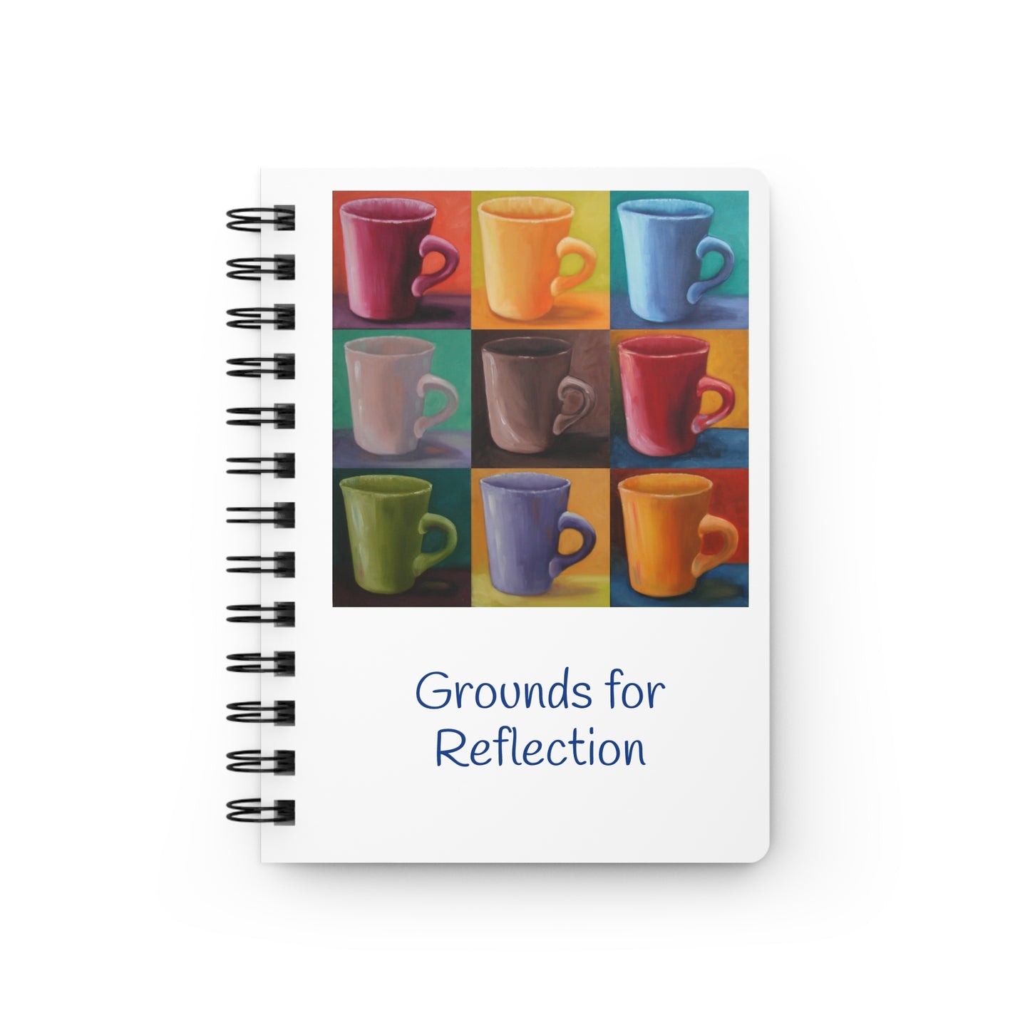 Cup of Joy Journal – Faith-Inspired Notebook with Psalm 23:5 and Original Mug Artwork by P. French Barber