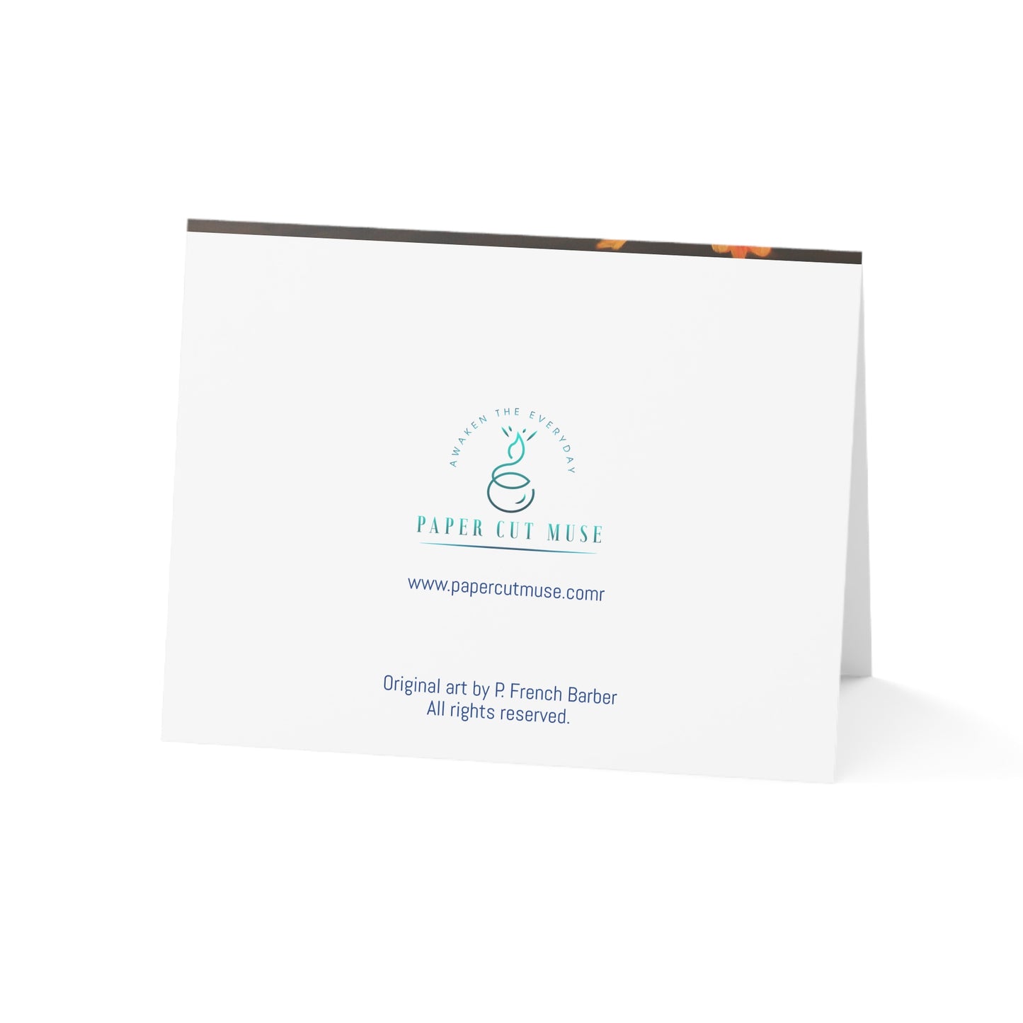 Overflowing Abundance – Autumn Still Life Greeting Card by P. French Barber