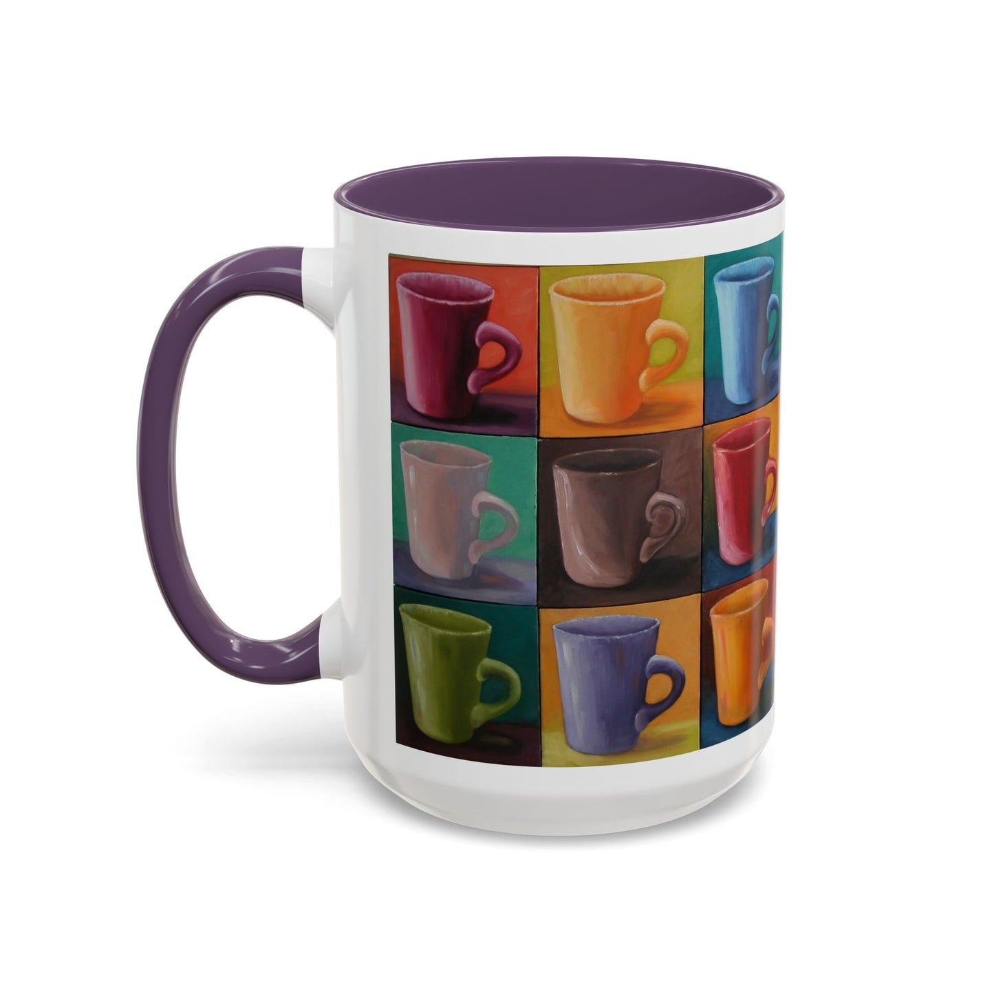 Cup of Joy Mug – Psalm 23:5 Scripture | Original Artwork by P. French Barber | Faith-Based Ceramic Coffee Cup