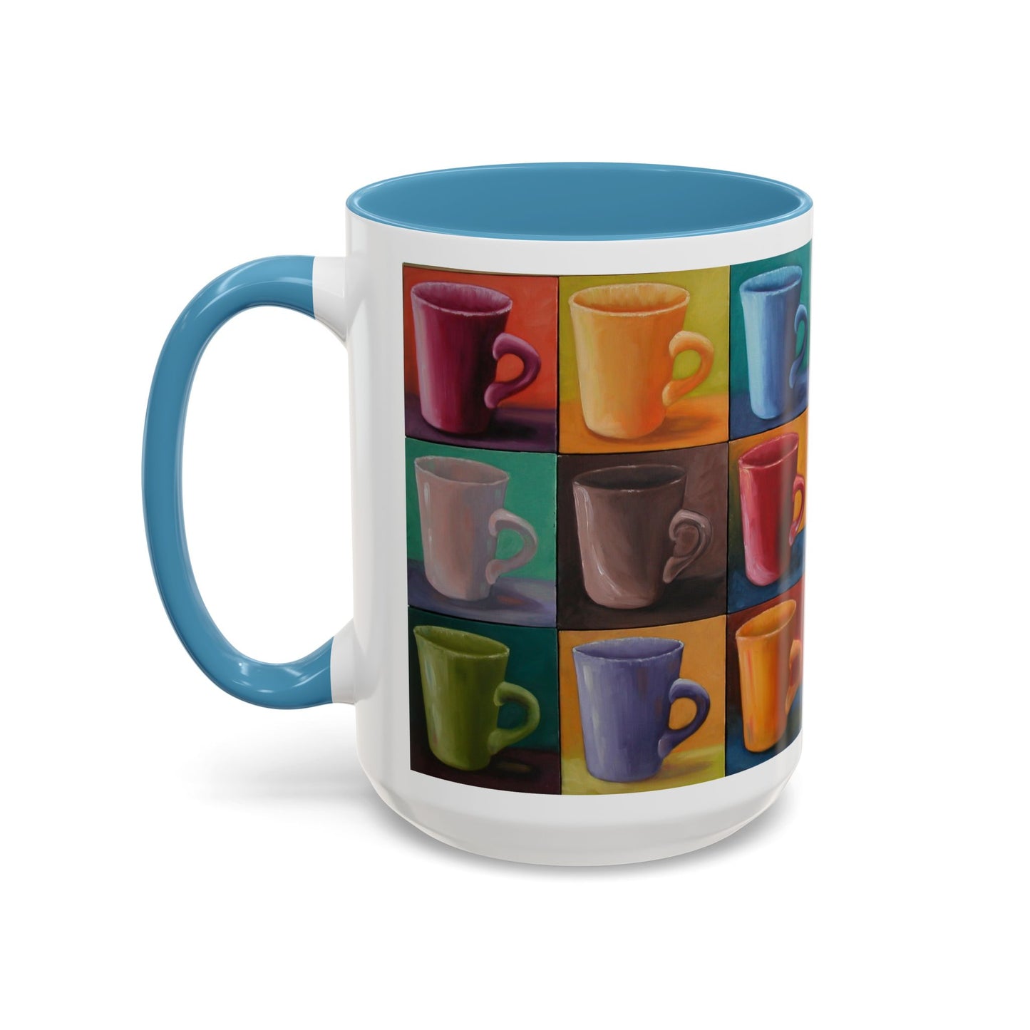 Cup of Joy Mug – Psalm 23:5 Scripture | Original Artwork by P. French Barber | Faith-Based Ceramic Coffee Cup