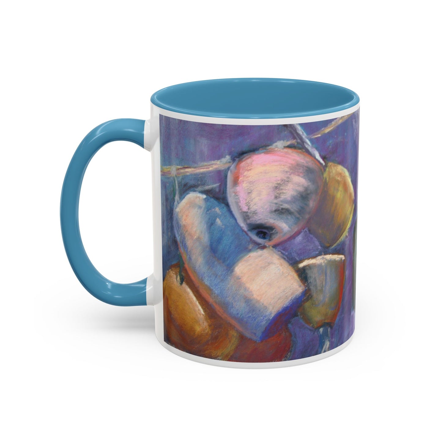 Anchor of Hope Mug – Hebrews 6:19 Scripture | Buoy Pastel Artwork by P. French Barber | Faith-Based Ceramic Cup