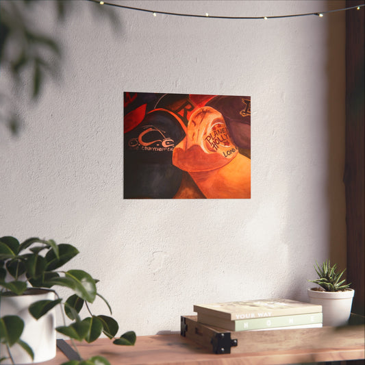 Known and Worn Fine Art Poster – Original Watercolor Painting by P. French Barber