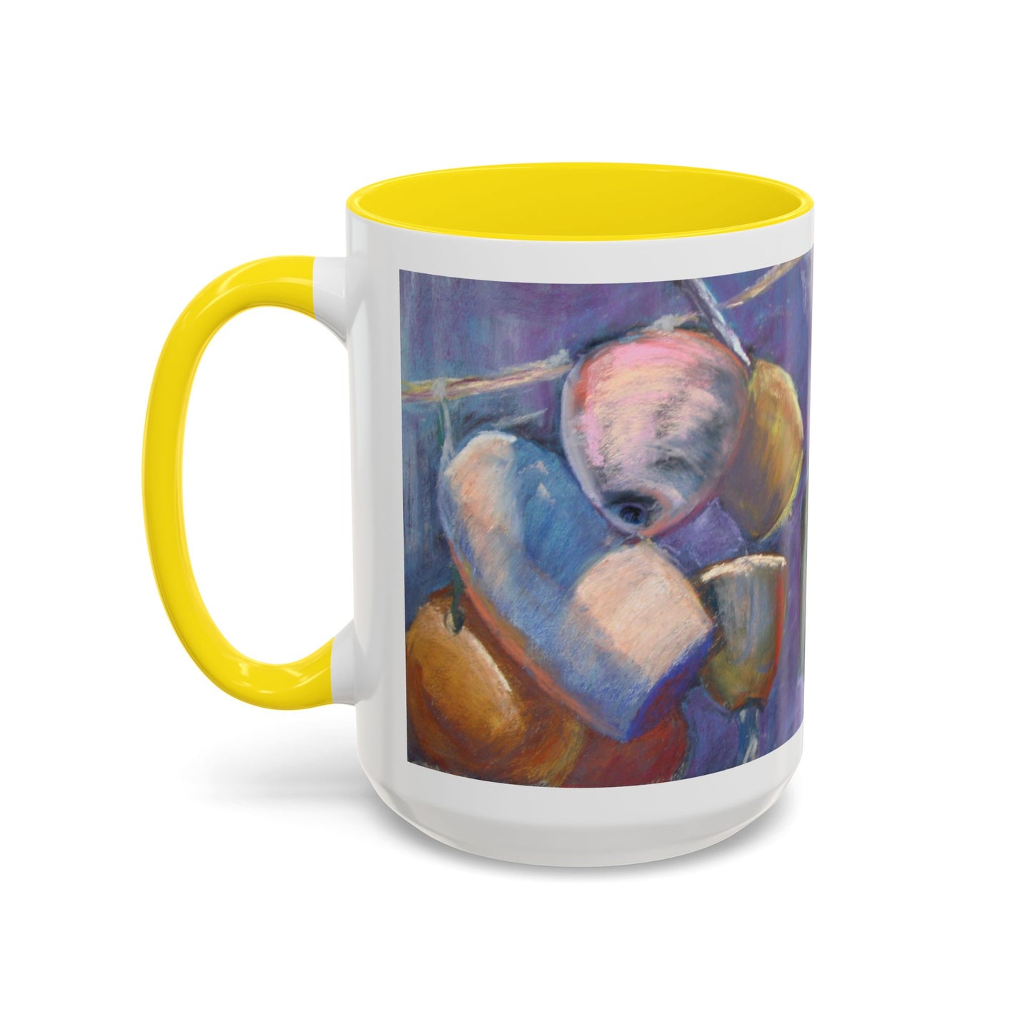 Anchor of Hope Mug – Hebrews 6:19 Scripture | Buoy Pastel Artwork by P. French Barber | Faith-Based Ceramic Cup