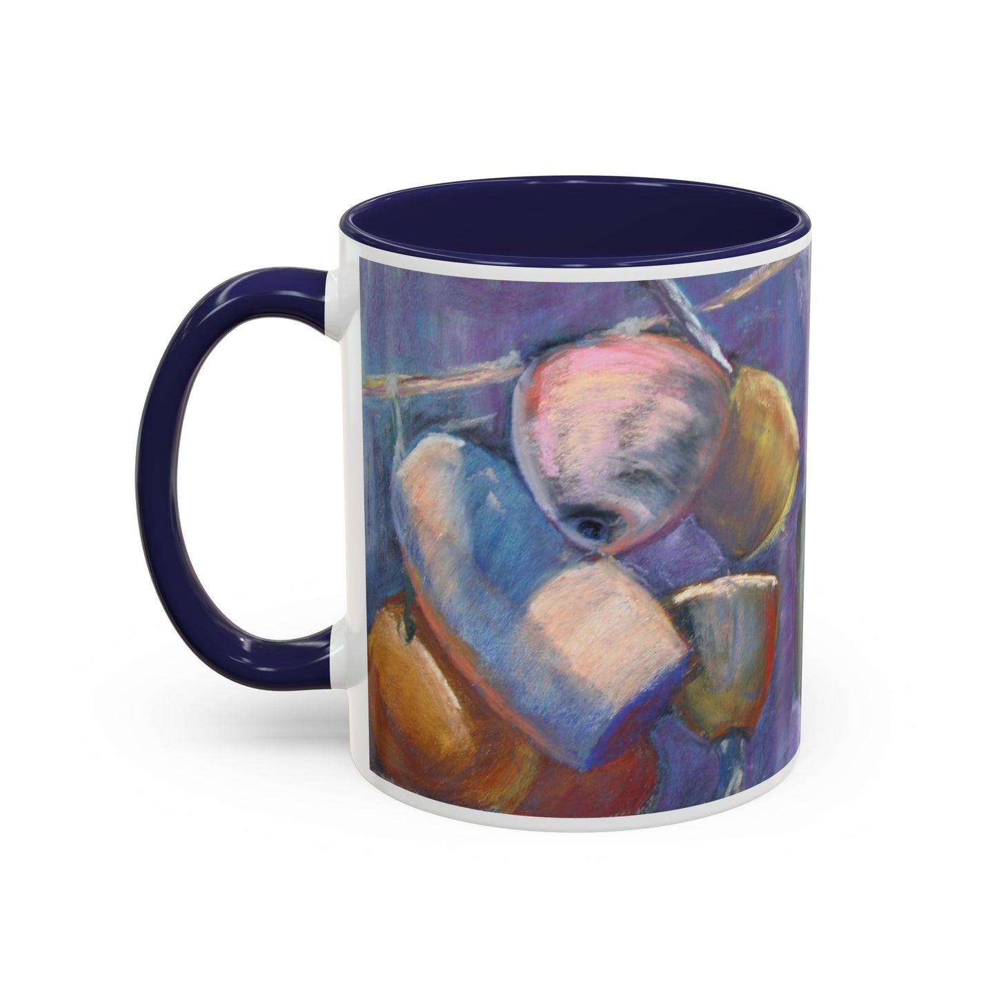 Anchor of Hope Mug – Hebrews 6:19 Scripture | Buoy Pastel Artwork by P. French Barber | Faith-Based Ceramic Cup