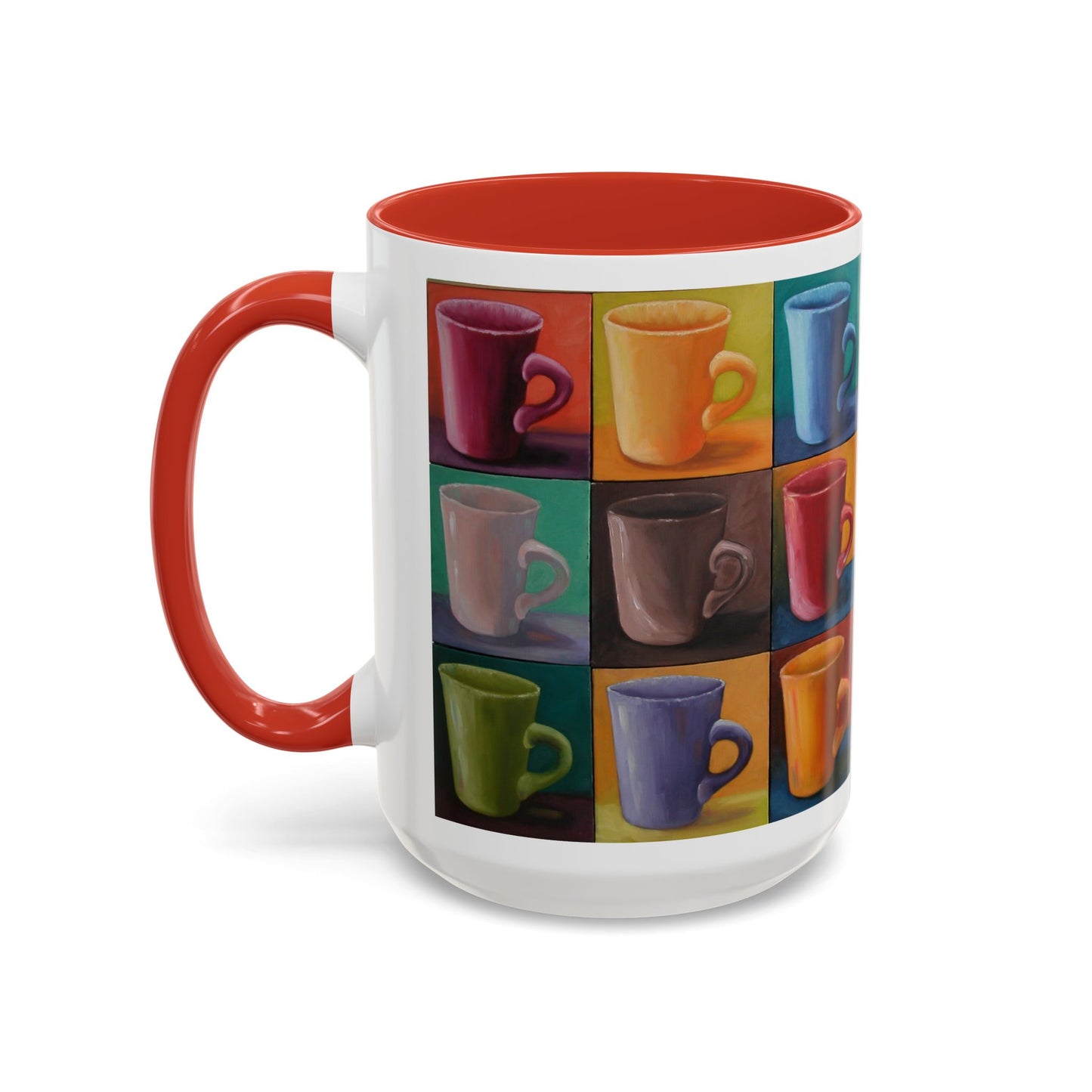 Cup of Joy Mug – Psalm 23:5 Scripture | Original Artwork by P. French Barber | Faith-Based Ceramic Coffee Cup