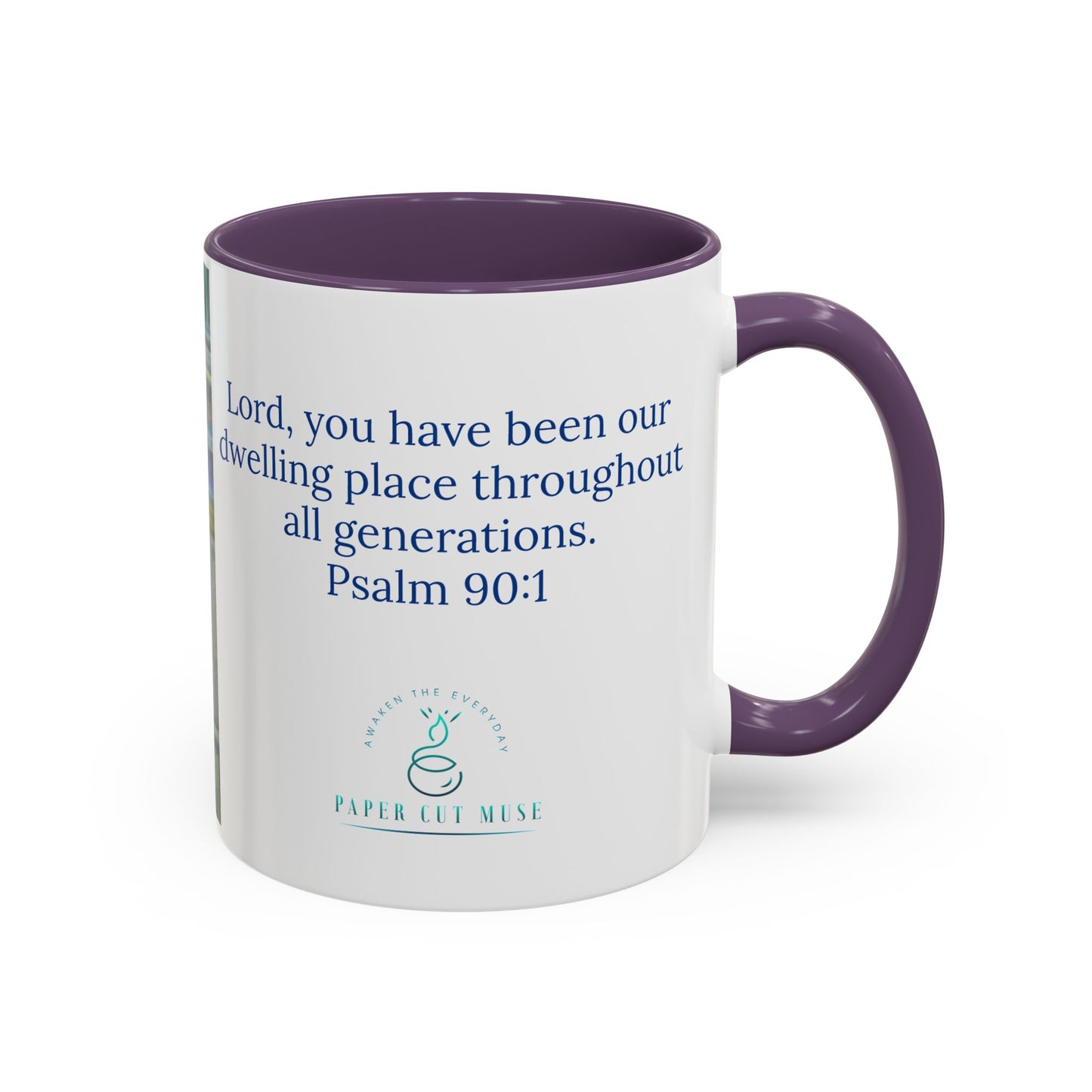 Dwelling Place Mug – Psalm 90:1 Scripture | Original Pastel Artwork by P. French Barber | Faith-Based Ceramic Coffee Cup