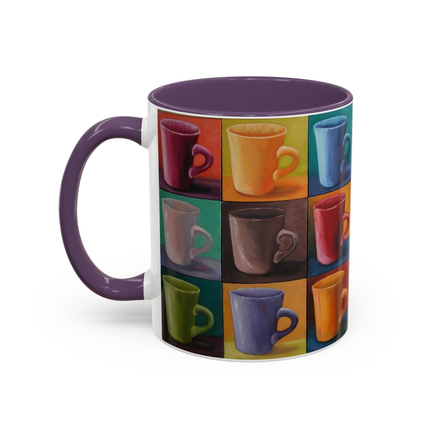 Cup of Joy Mug – Psalm 23:5 Scripture | Original Artwork by P. French Barber | Faith-Based Ceramic Coffee Cup