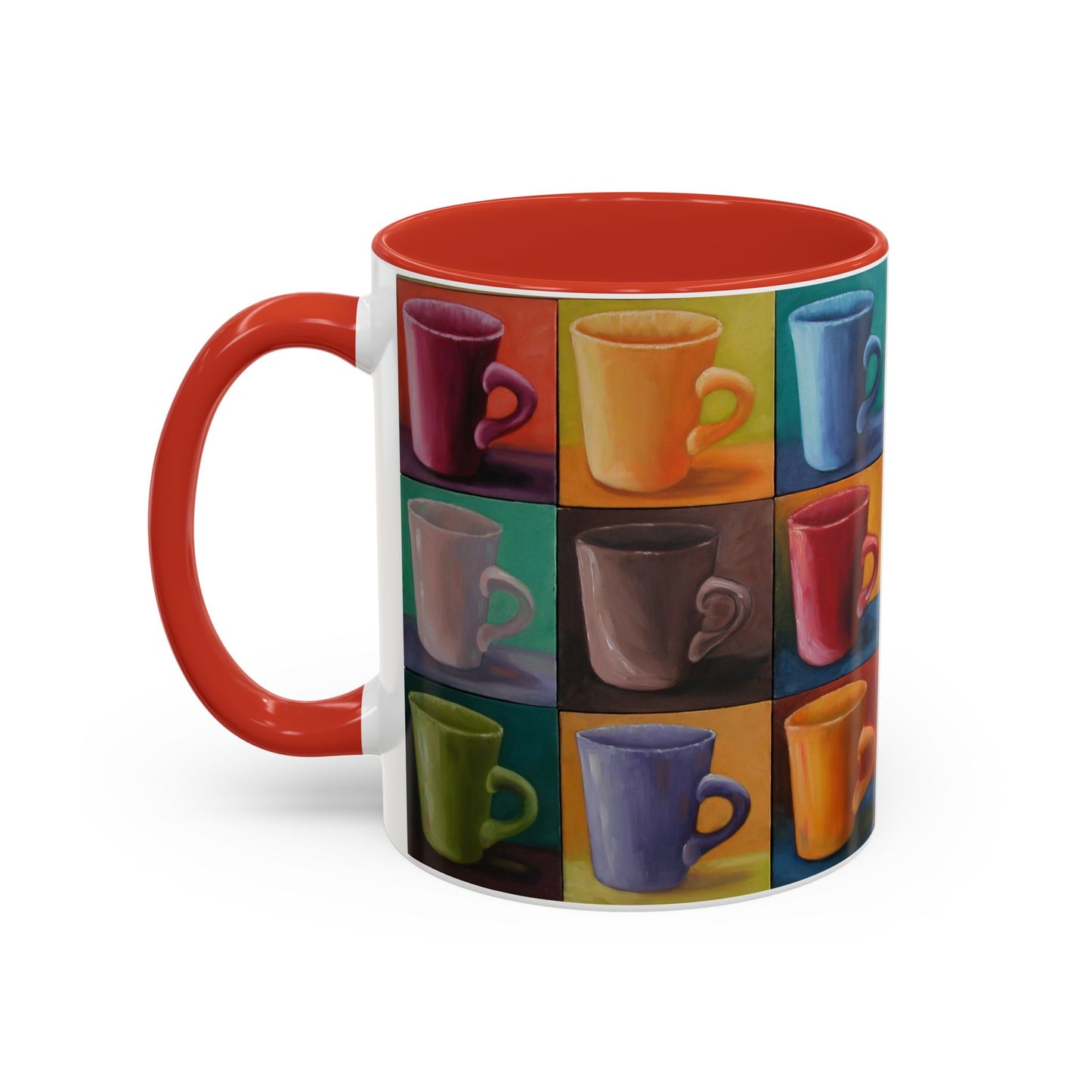 Cup of Joy Mug – Psalm 23:5 Scripture | Original Artwork by P. French Barber | Faith-Based Ceramic Coffee Cup