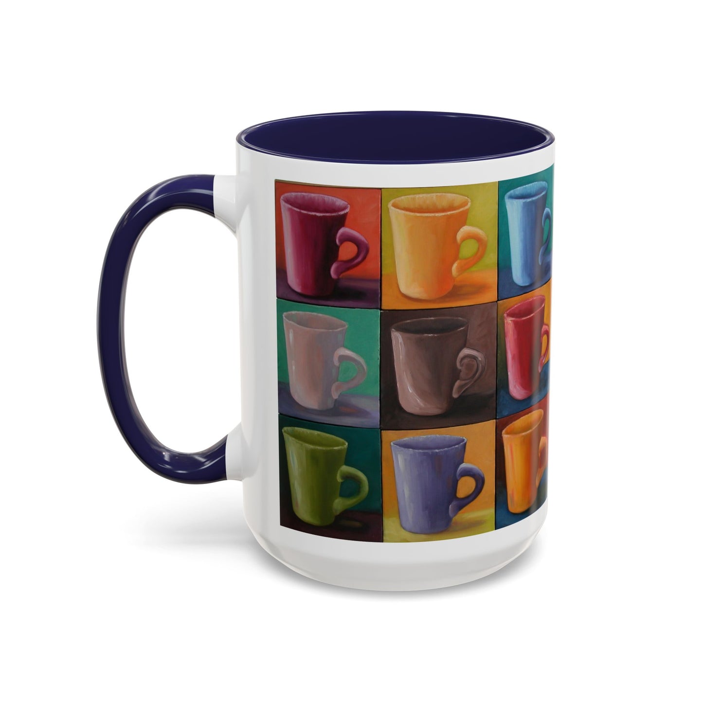 Cup of Joy Mug – Psalm 23:5 Scripture | Original Artwork by P. French Barber | Faith-Based Ceramic Coffee Cup