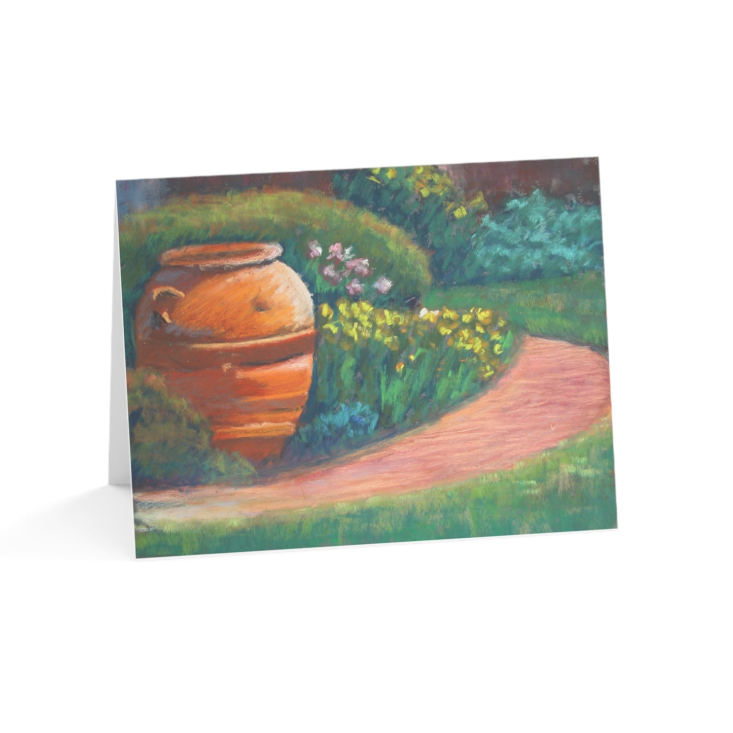 Perfect Peace Greeting Card – Isaiah 26:3 Scripture  Pastel Landscape by P. French Barber