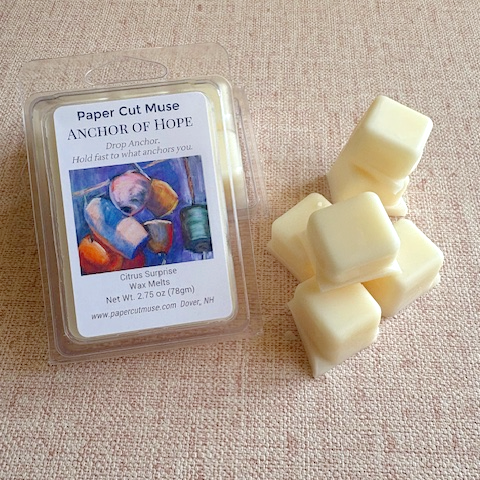 Anchor of Hope Soy Wax Melts – Citrus Surprise Scent, 2.75 oz Clamshell