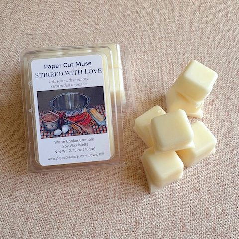 Stirred with Love Soy Wax Melts – Soft Cookie Crumble Scent, 2.75 oz Clamshell