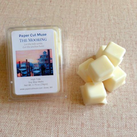 The Mooring Soy Wax Melts – High Tide Scent, 2.75 oz Clamshell with 6 Cubes
