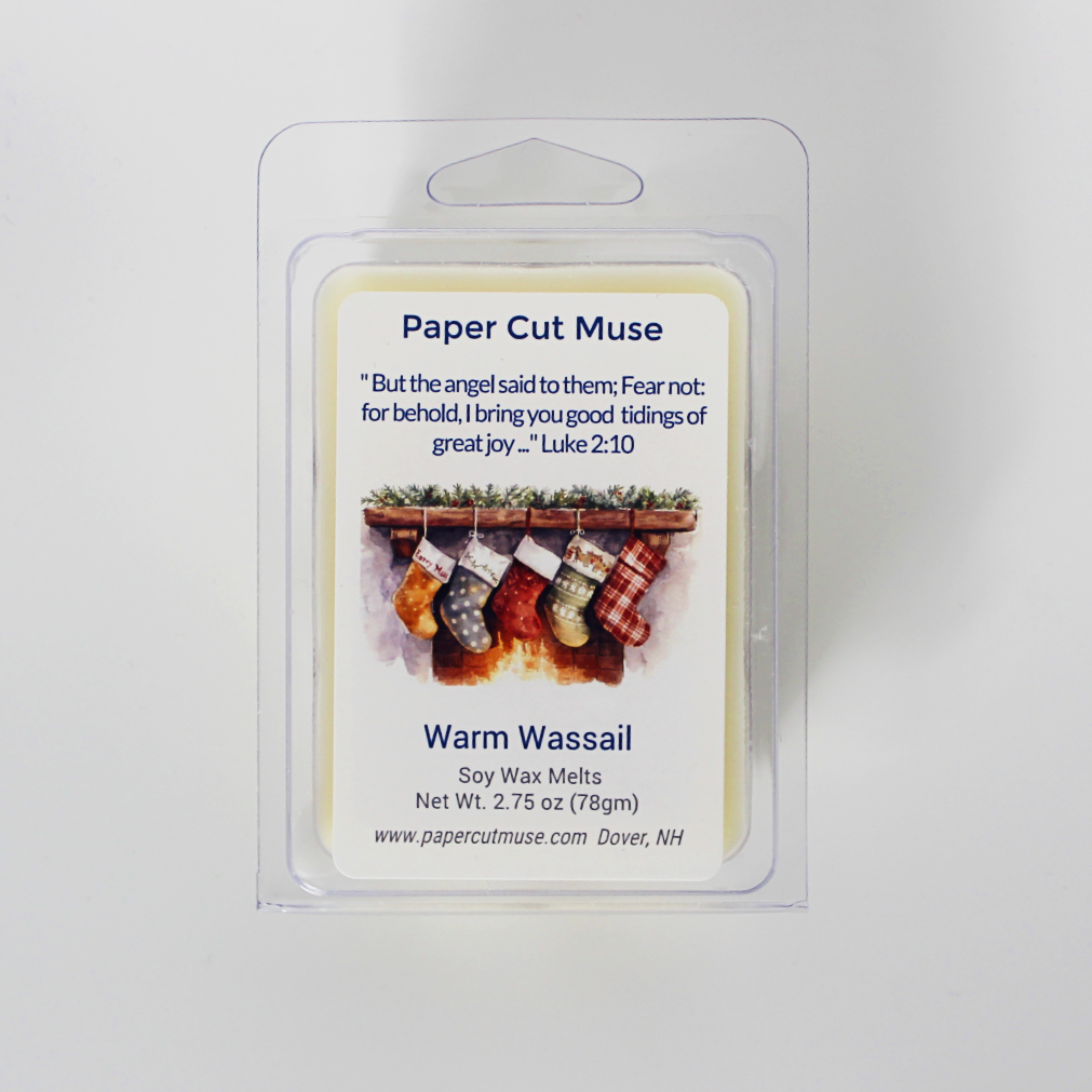 Warm Wassail Soy Wax Melts – Holiday Limited Release 2.75 oz Spiced Mulled Cider Scent 6-Piece Clamshell USA Made
