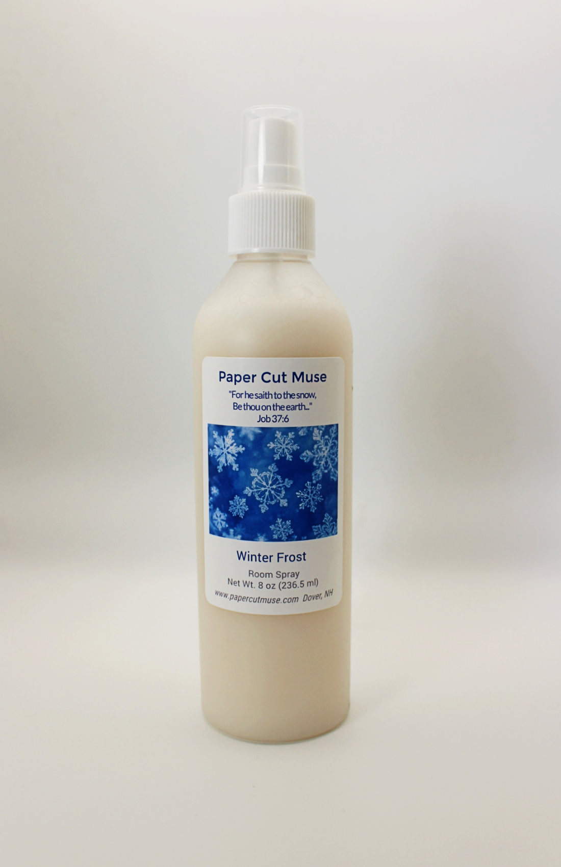 Winter Frost Room & Linen Spray – Winter Limited Release 8 oz Crisp Snow & Evergreen Scent USA Made