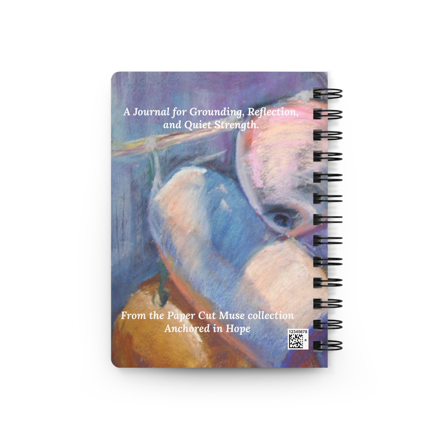 Anchor of Hope Journal – Lined Journal with Pastel Art & Scripture  Anchored in Hope Collection by Paper Cut Muse