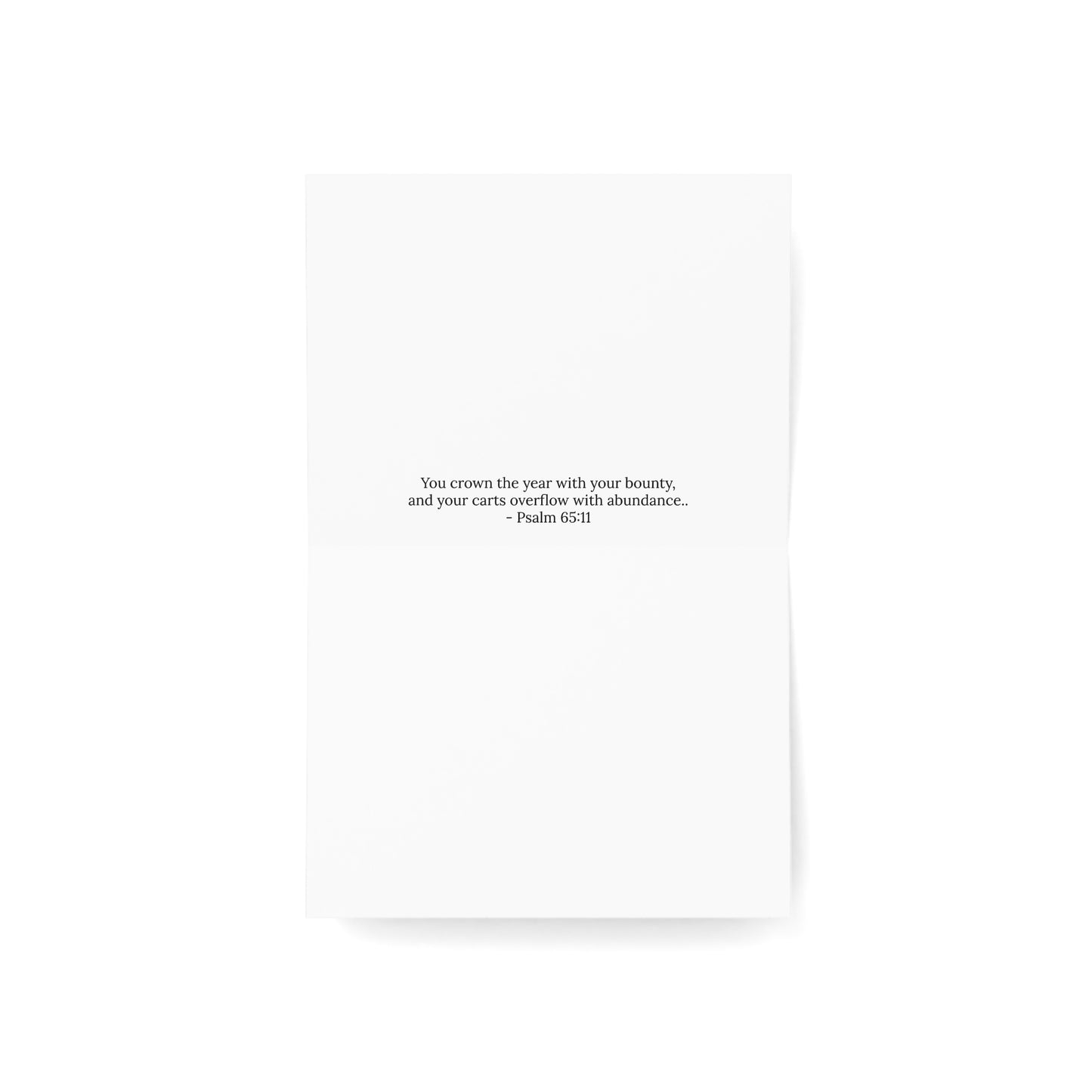 Overflowing Abundance – Autumn Still Life Greeting Card by P. French Barber