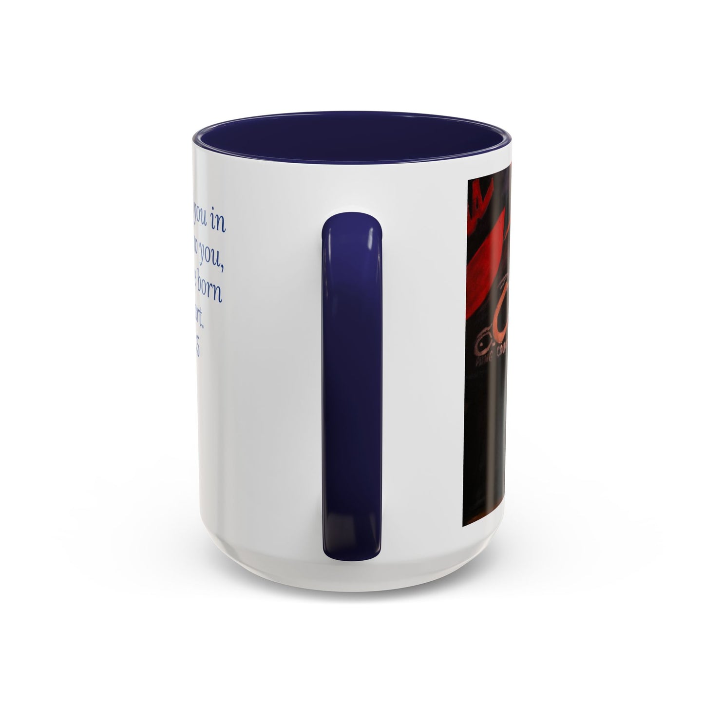 Worn and Known Mug – Jeremiah 1:5 Scripture | Watercolor Artwork by P. French Barber | Faith-Based Ceramic Coffee Cup