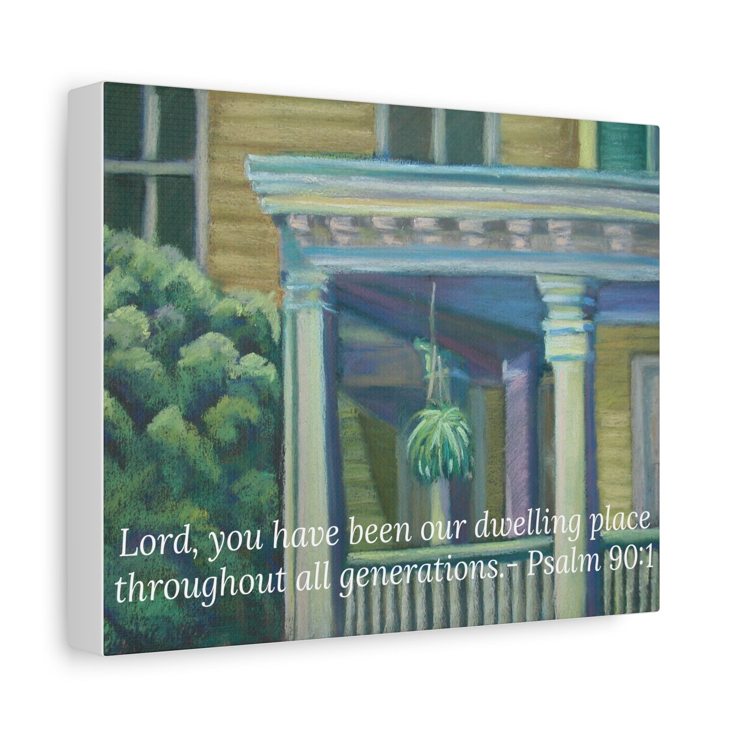 Dwelling Place Canvas Print – Pastel Artwork by P. French Barber  Christian Wall Art for Peaceful Interiors