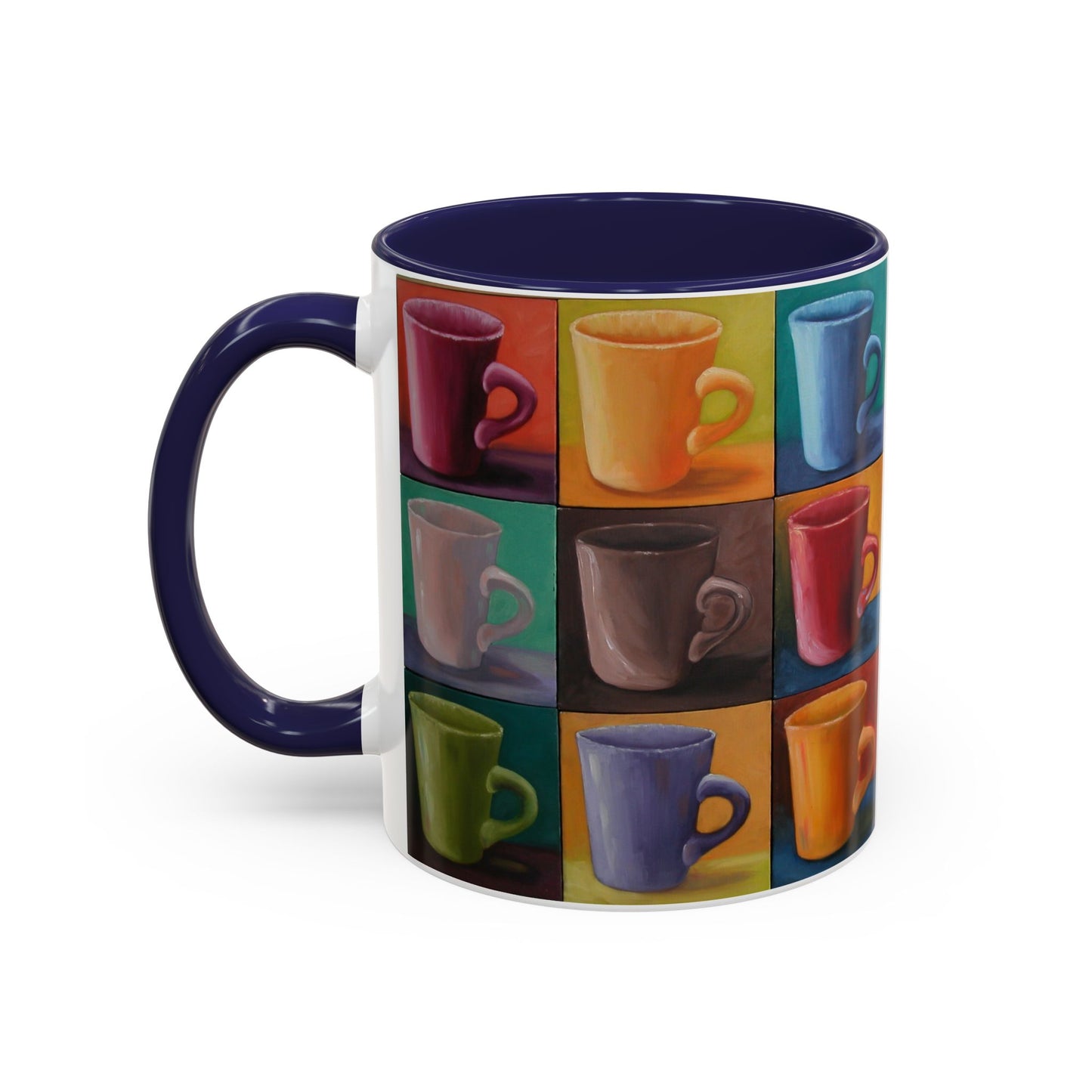 Cup of Joy Mug – Psalm 23:5 Scripture | Original Artwork by P. French Barber | Faith-Based Ceramic Coffee Cup