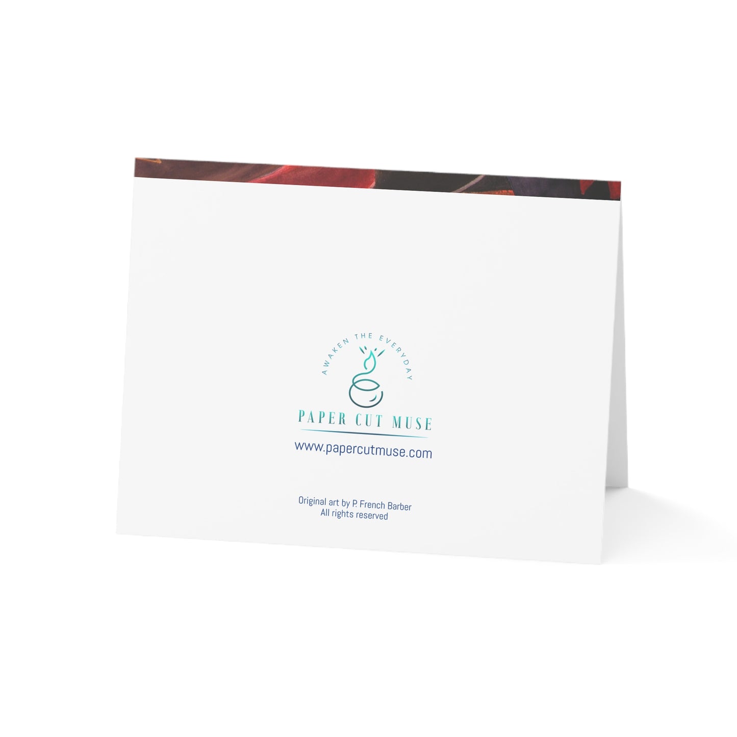 Worn and Known Greeting Card – Jeremiah 1:5 Scripture Original Art by P. French Barber