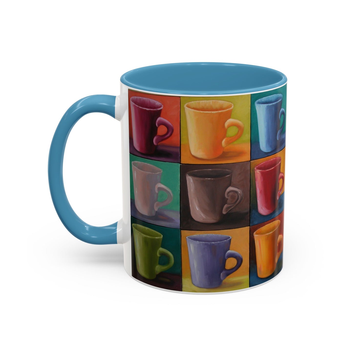 Cup of Joy Mug – Psalm 23:5 Scripture | Original Artwork by P. French Barber | Faith-Based Ceramic Coffee Cup