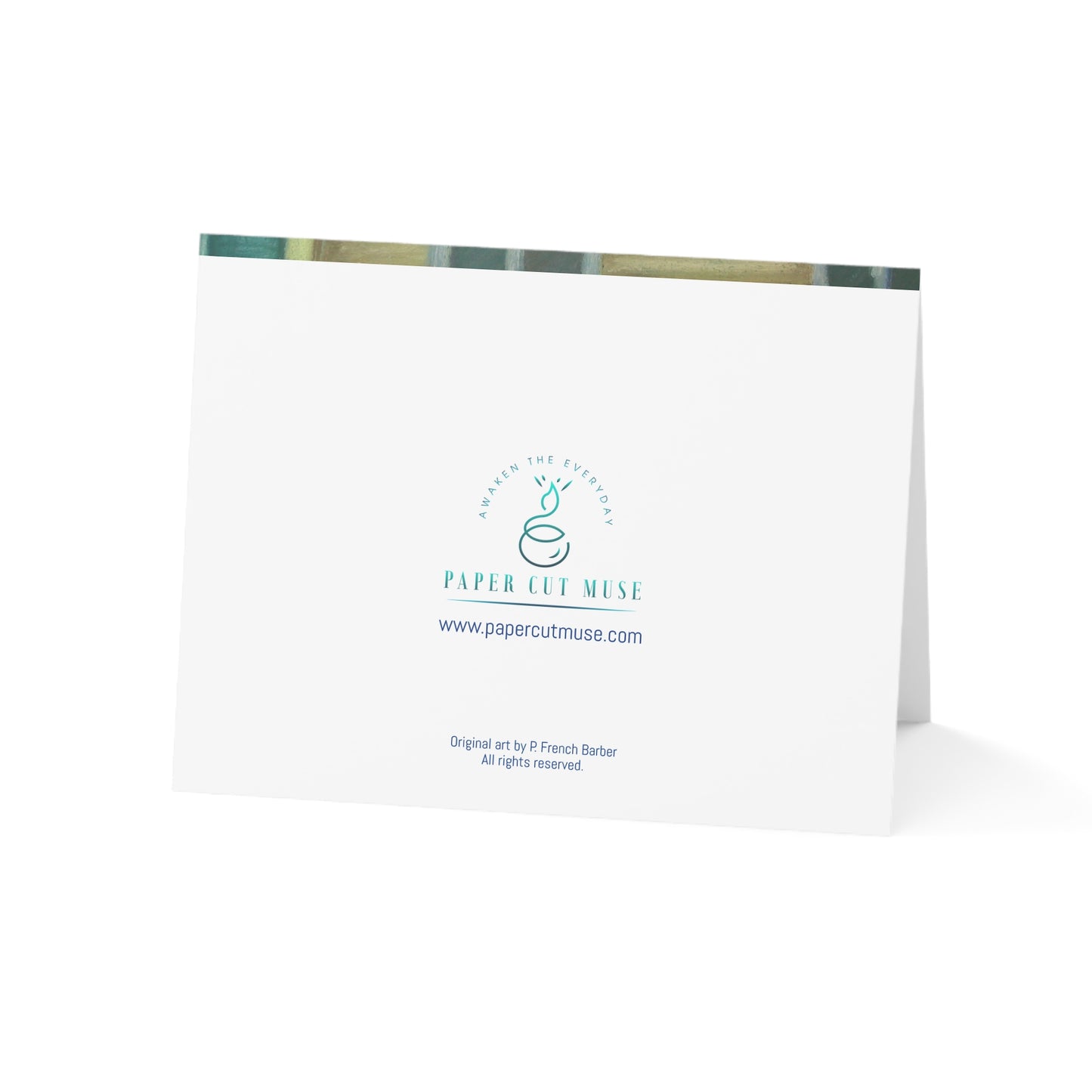 Dwelling Place Greeting Card – Psalm 90:1 Scripture Porch Pastel by P. French Barber