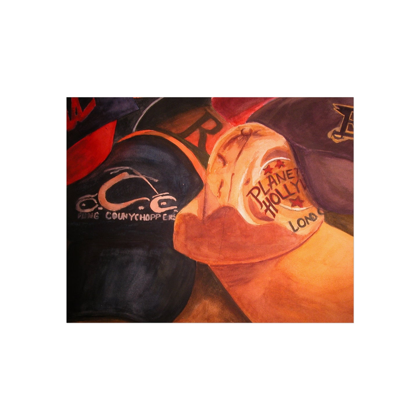 Known and Worn Fine Art Poster – Original Watercolor Painting by P. French Barber