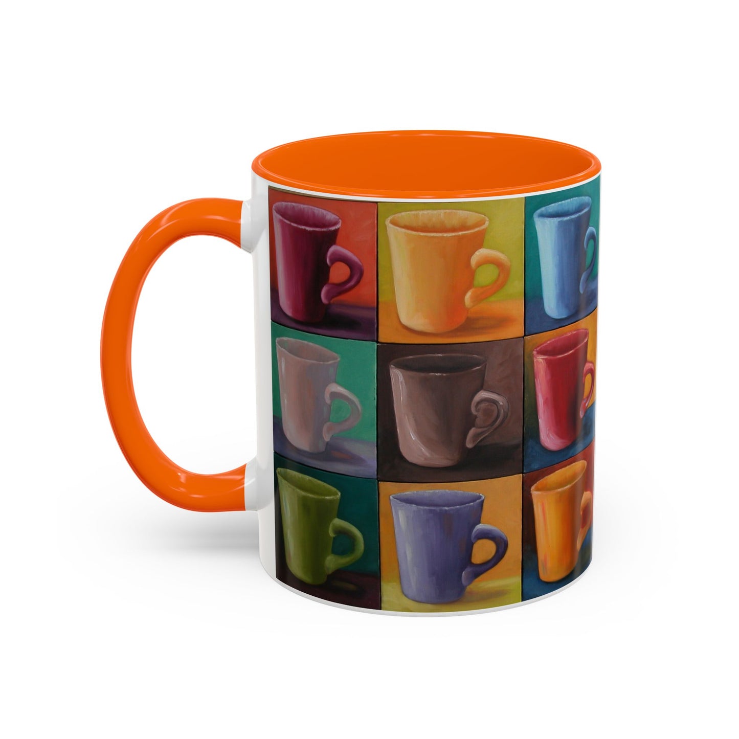 Cup of Joy Mug – Psalm 23:5 Scripture | Original Artwork by P. French Barber | Faith-Based Ceramic Coffee Cup