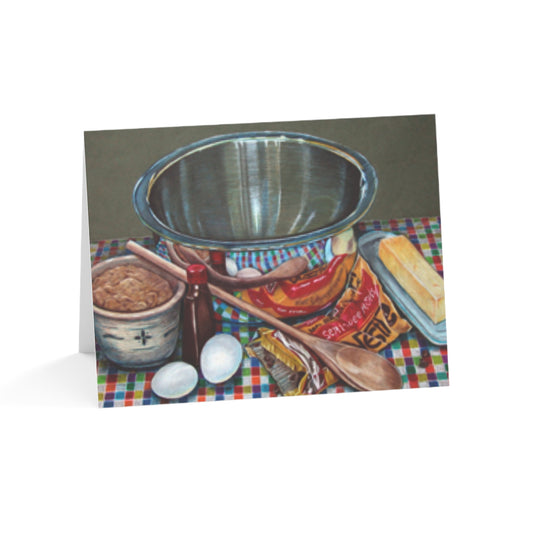 Stirred with Love Greeting Card – Colossians 3:17 Scripture  Kitchen Illustration by P. French Barber