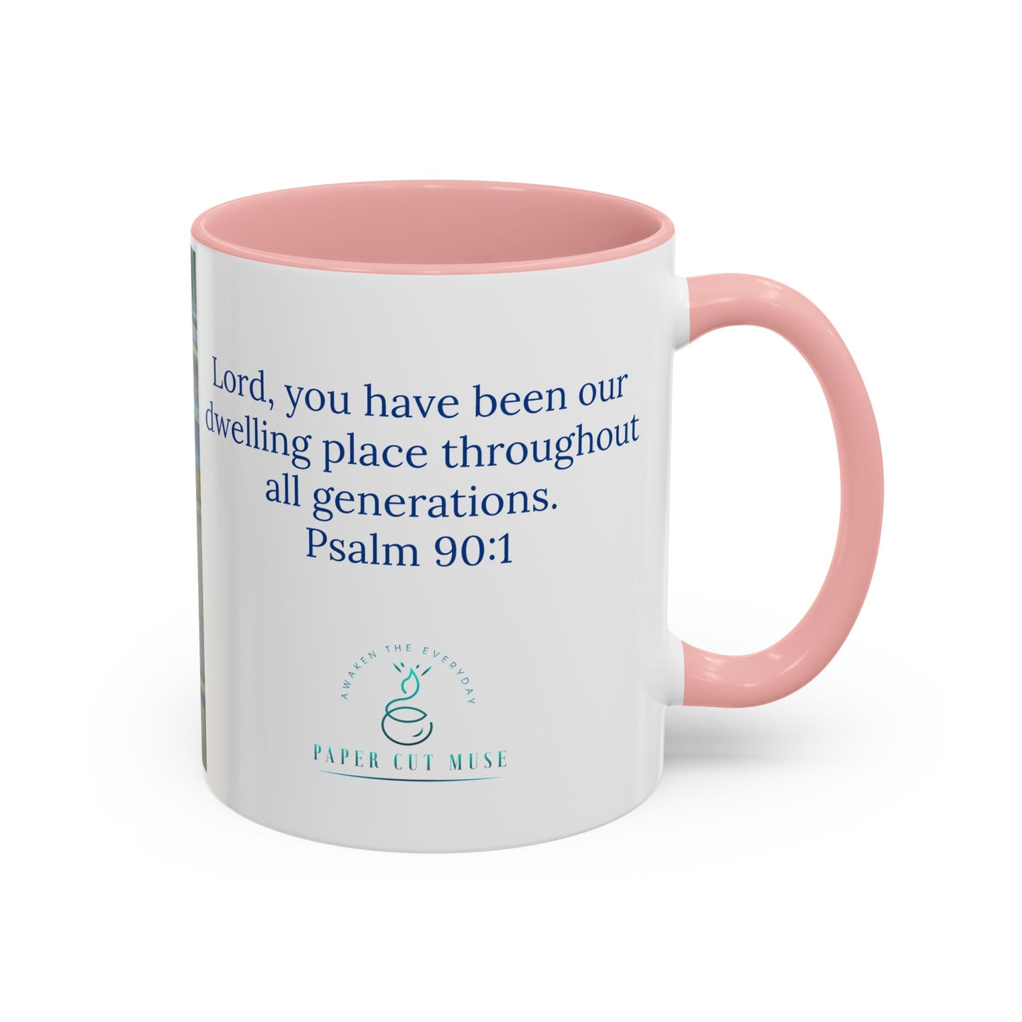 Dwelling Place Mug – Psalm 90:1 Scripture | Original Pastel Artwork by P. French Barber | Faith-Based Ceramic Coffee Cup