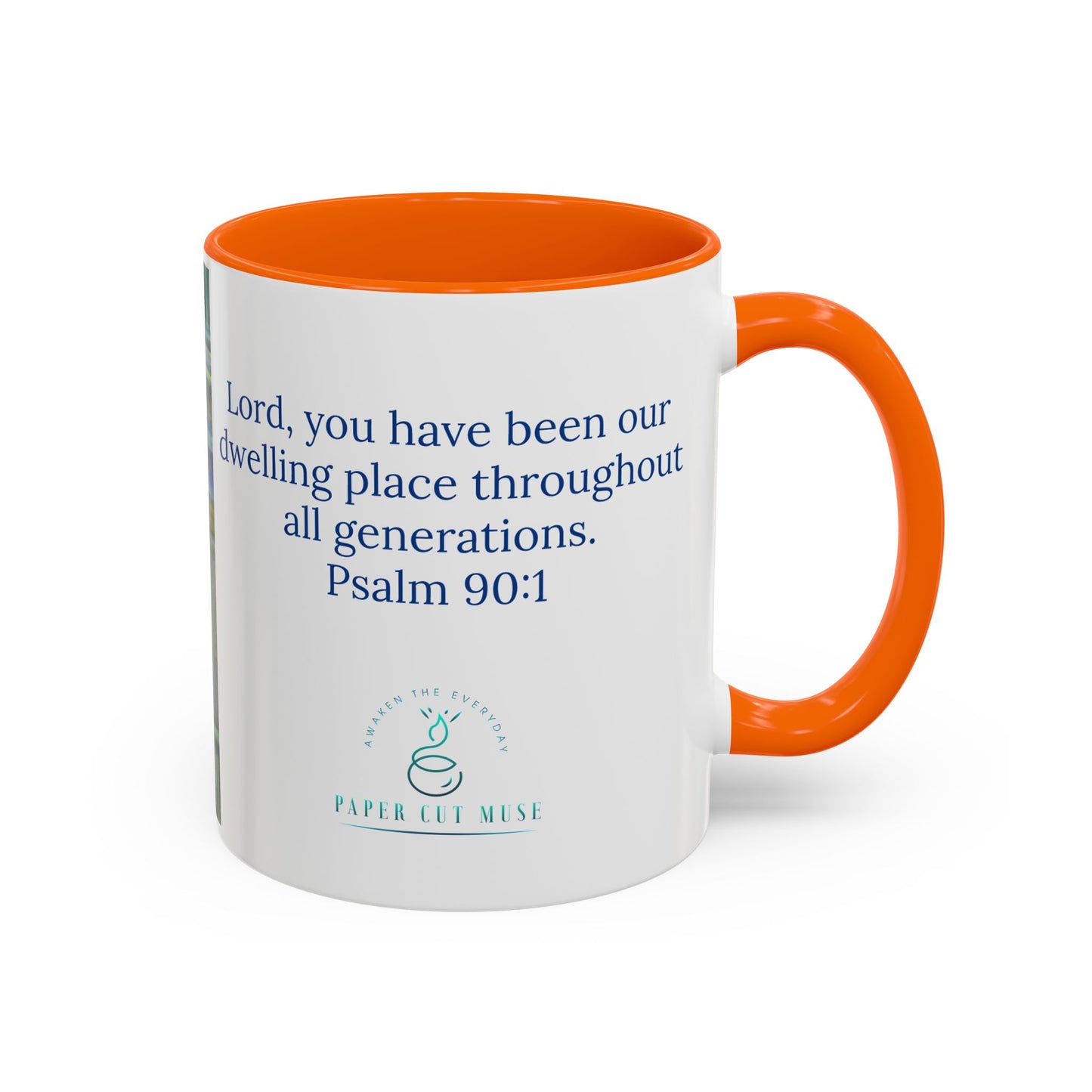 Dwelling Place Mug – Psalm 90:1 Scripture | Original Pastel Artwork by P. French Barber | Faith-Based Ceramic Coffee Cup