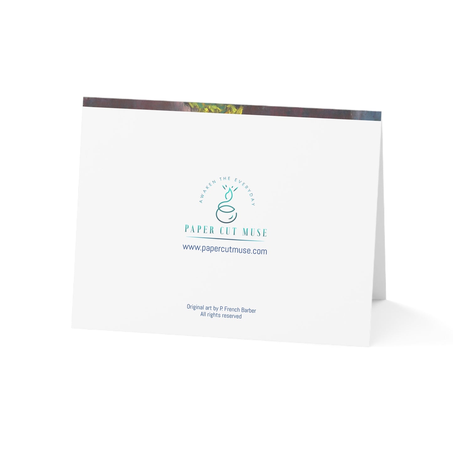 Perfect Peace Greeting Card – Isaiah 26:3 Scripture  Pastel Landscape by P. French Barber