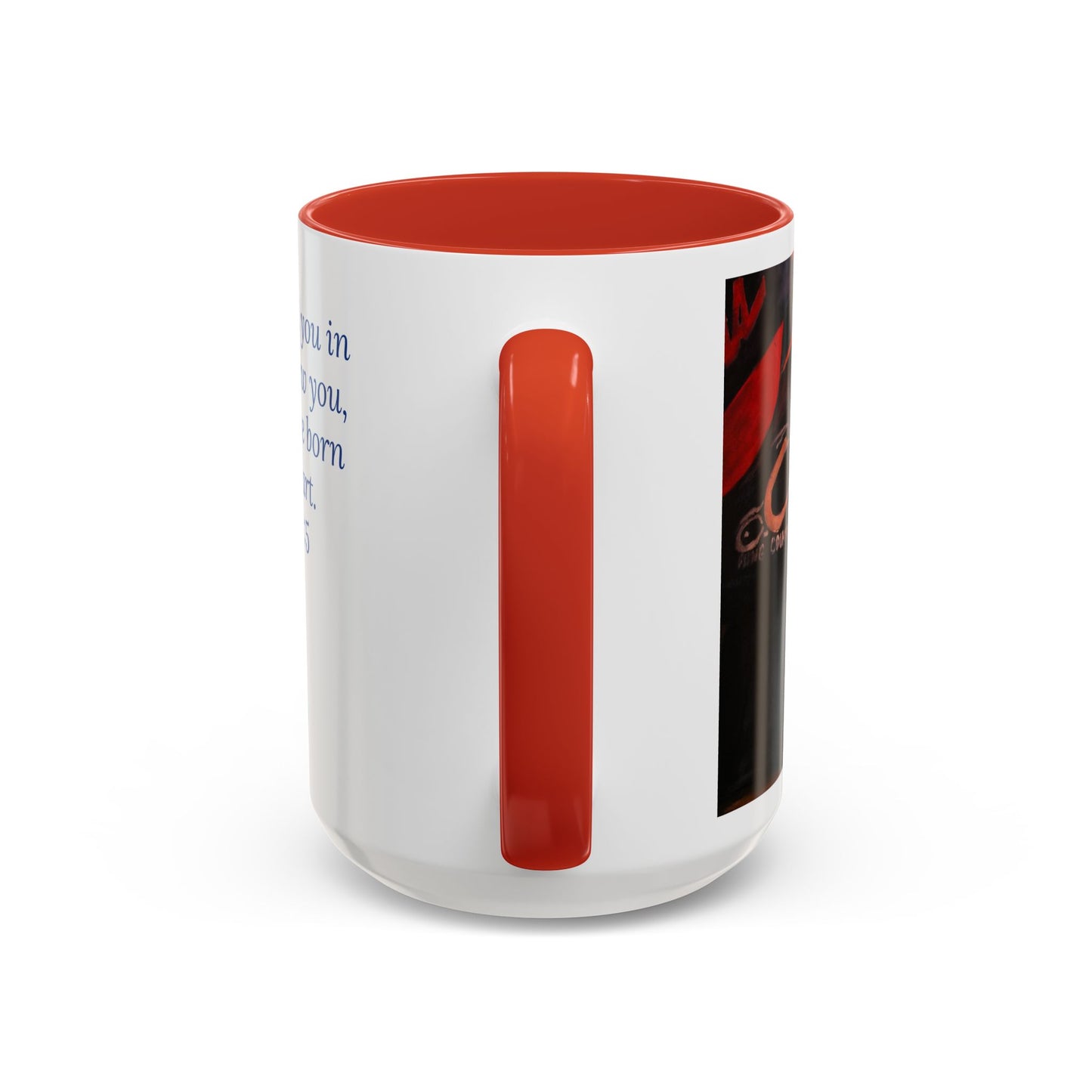 Worn and Known Mug – Jeremiah 1:5 Scripture | Watercolor Artwork by P. French Barber | Faith-Based Ceramic Coffee Cup