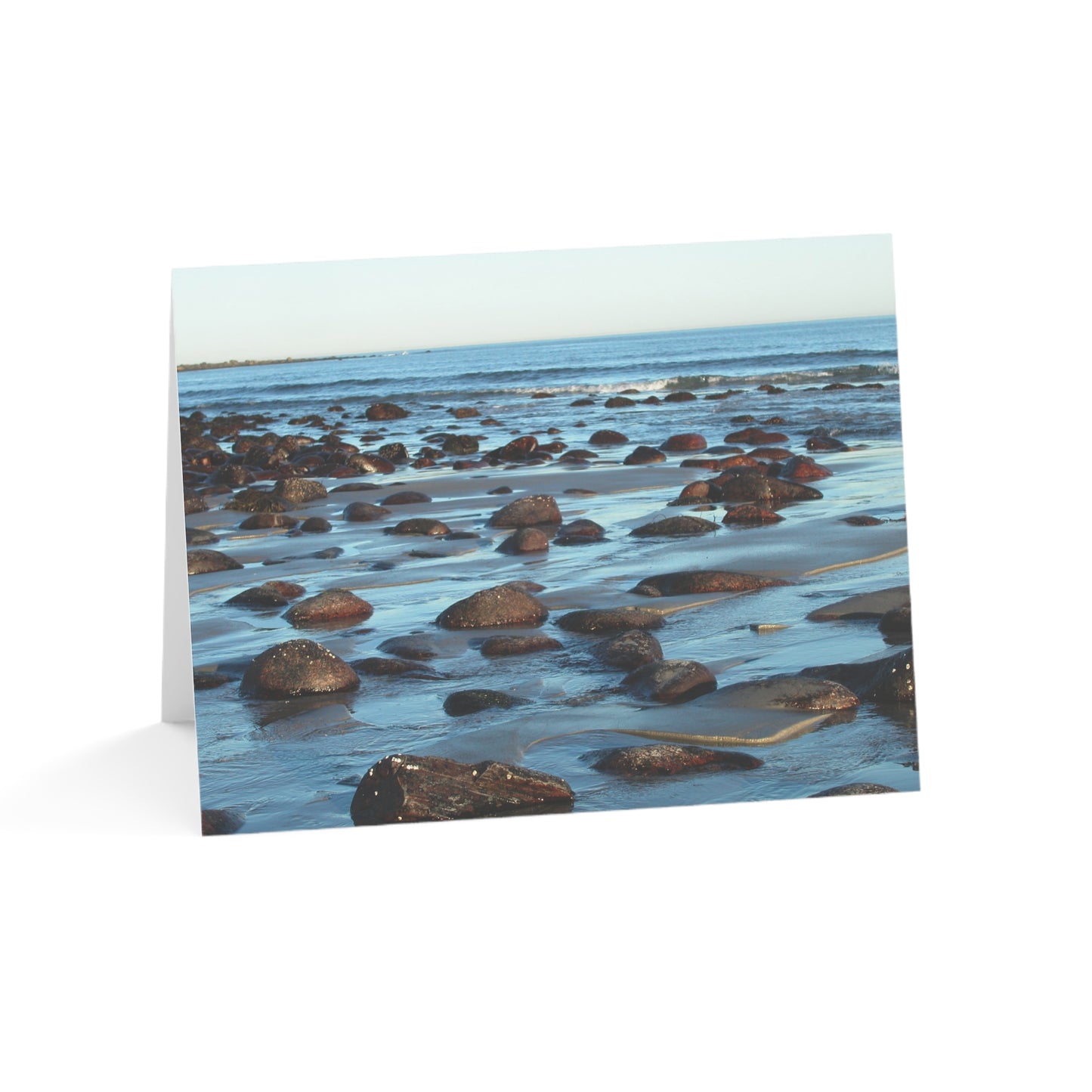 Greater Than the Waves Greeting Card – Psalm 93:4 Scripture  Coastal Photography by P. French Barber