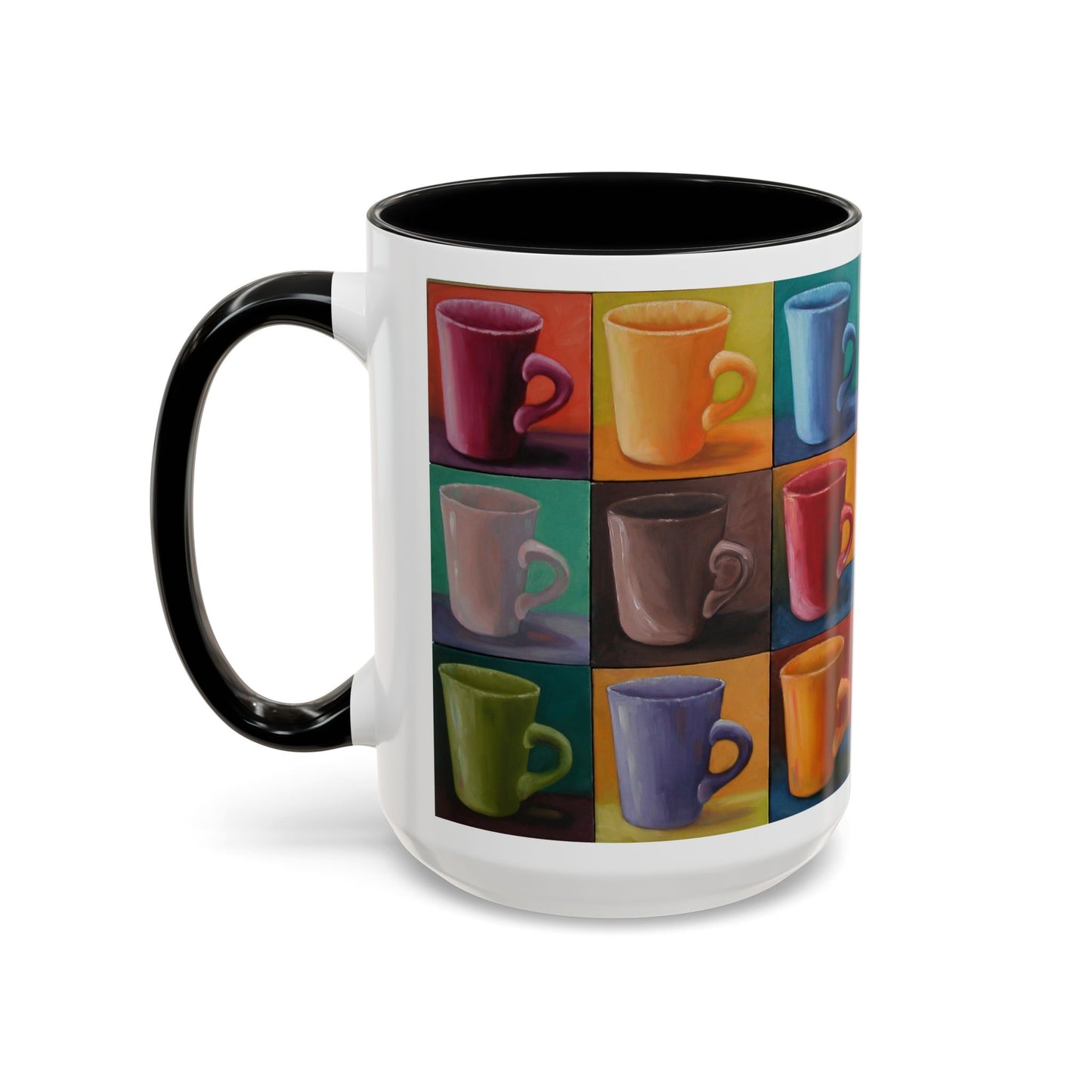 Cup of Joy Mug – Psalm 23:5 Scripture | Original Artwork by P. French Barber | Faith-Based Ceramic Coffee Cup