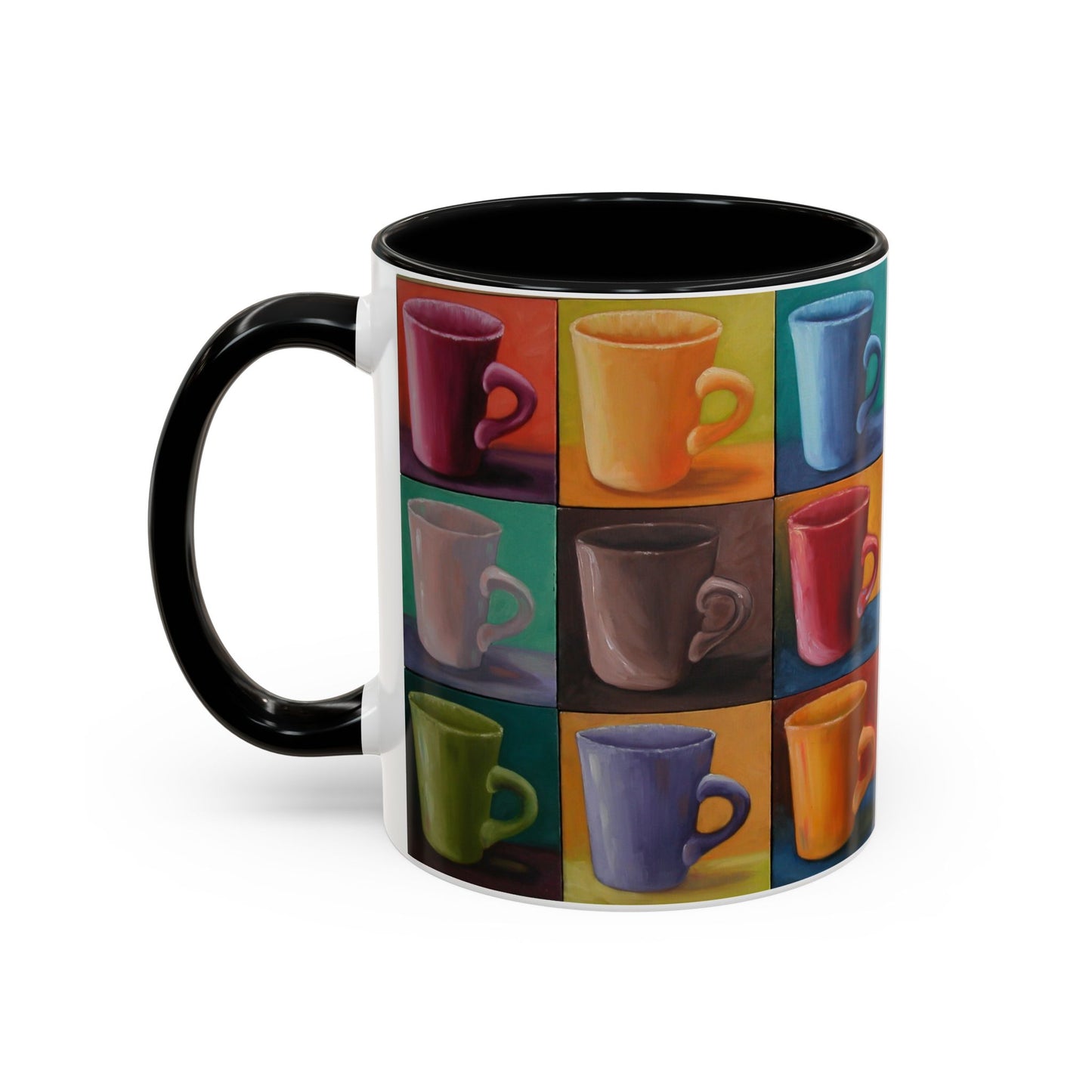 Cup of Joy Mug – Psalm 23:5 Scripture | Original Artwork by P. French Barber | Faith-Based Ceramic Coffee Cup