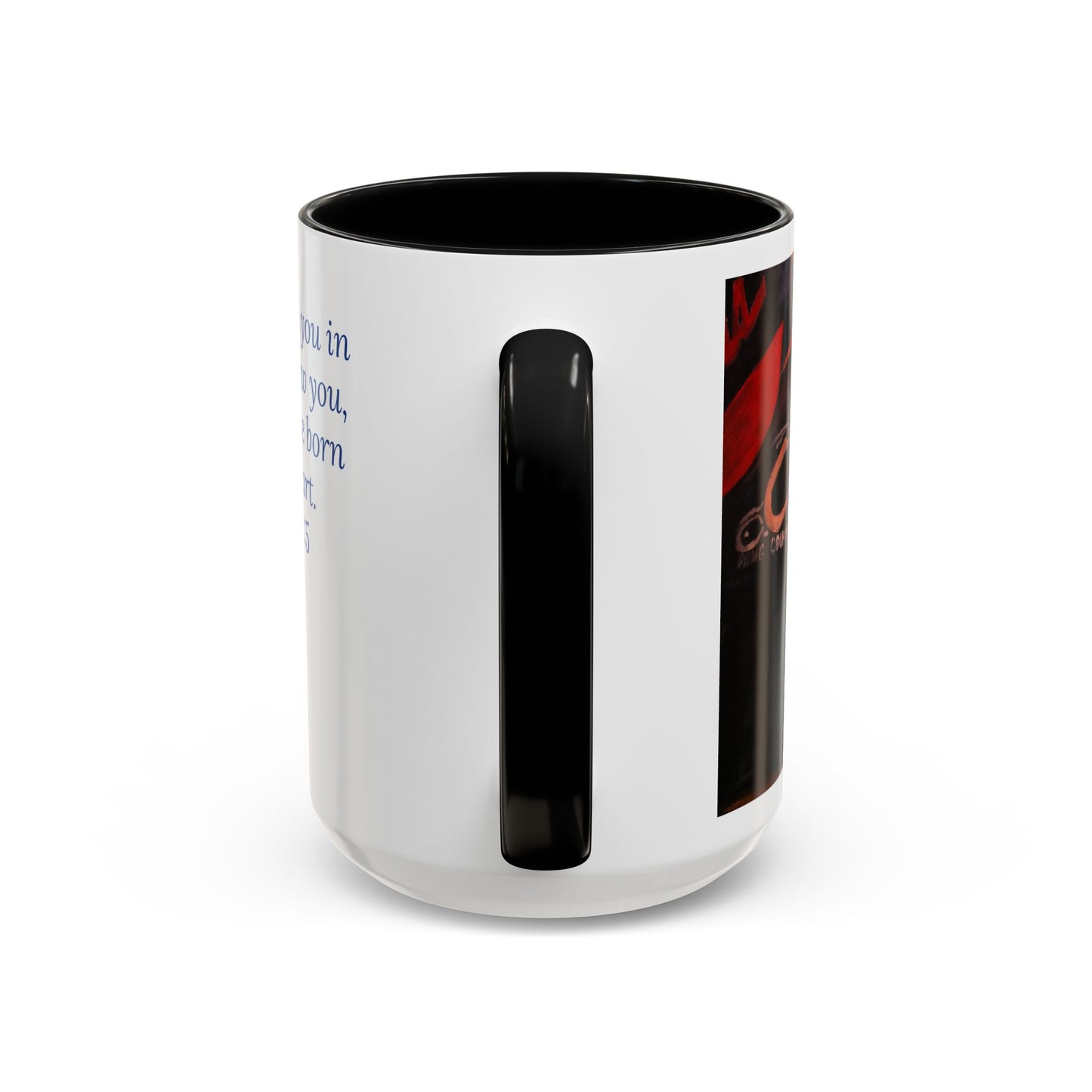 Worn and Known Mug – Jeremiah 1:5 Scripture | Watercolor Artwork by P. French Barber | Faith-Based Ceramic Coffee Cup