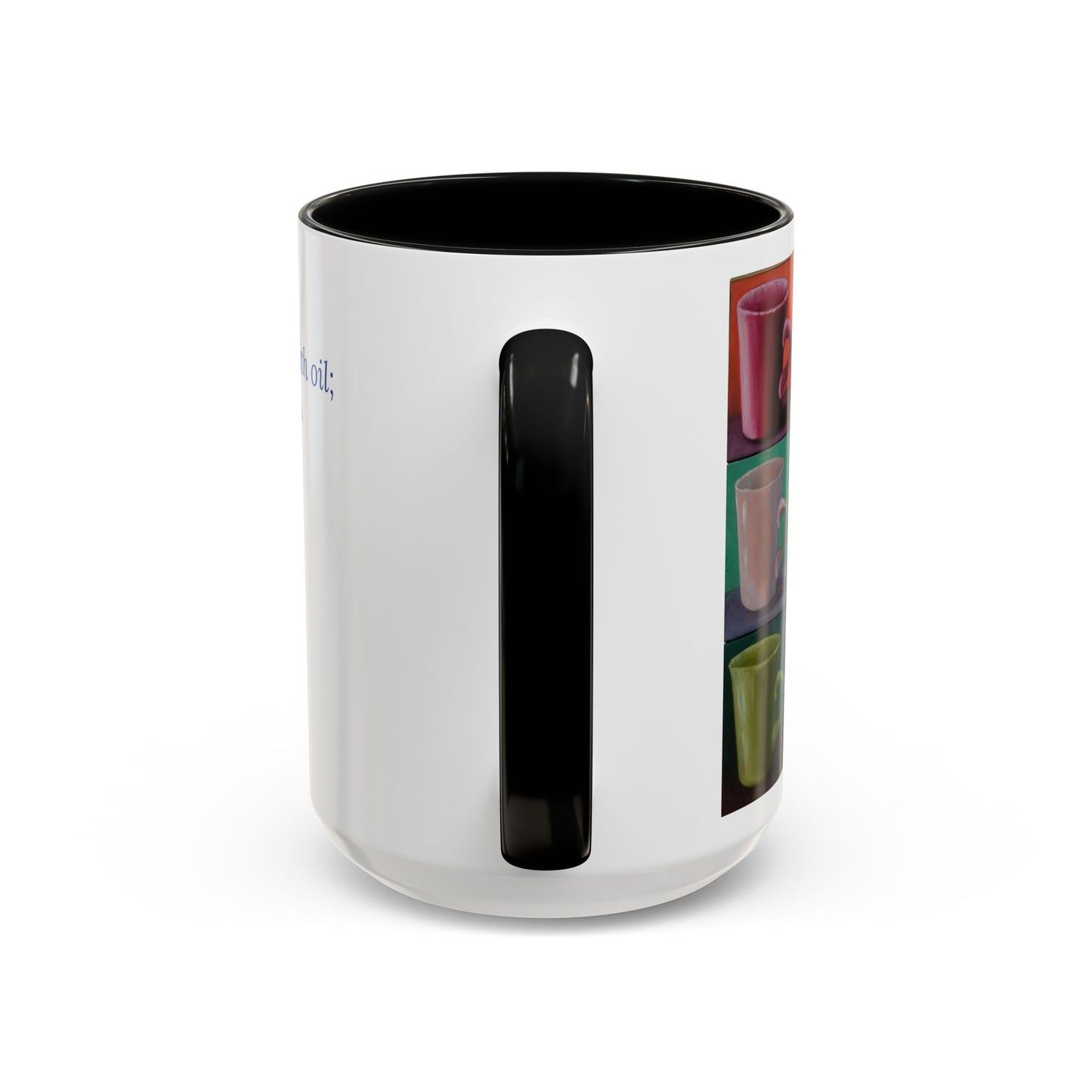 Cup of Joy Mug – Psalm 23:5 Scripture | Original Artwork by P. French Barber | Faith-Based Ceramic Coffee Cup