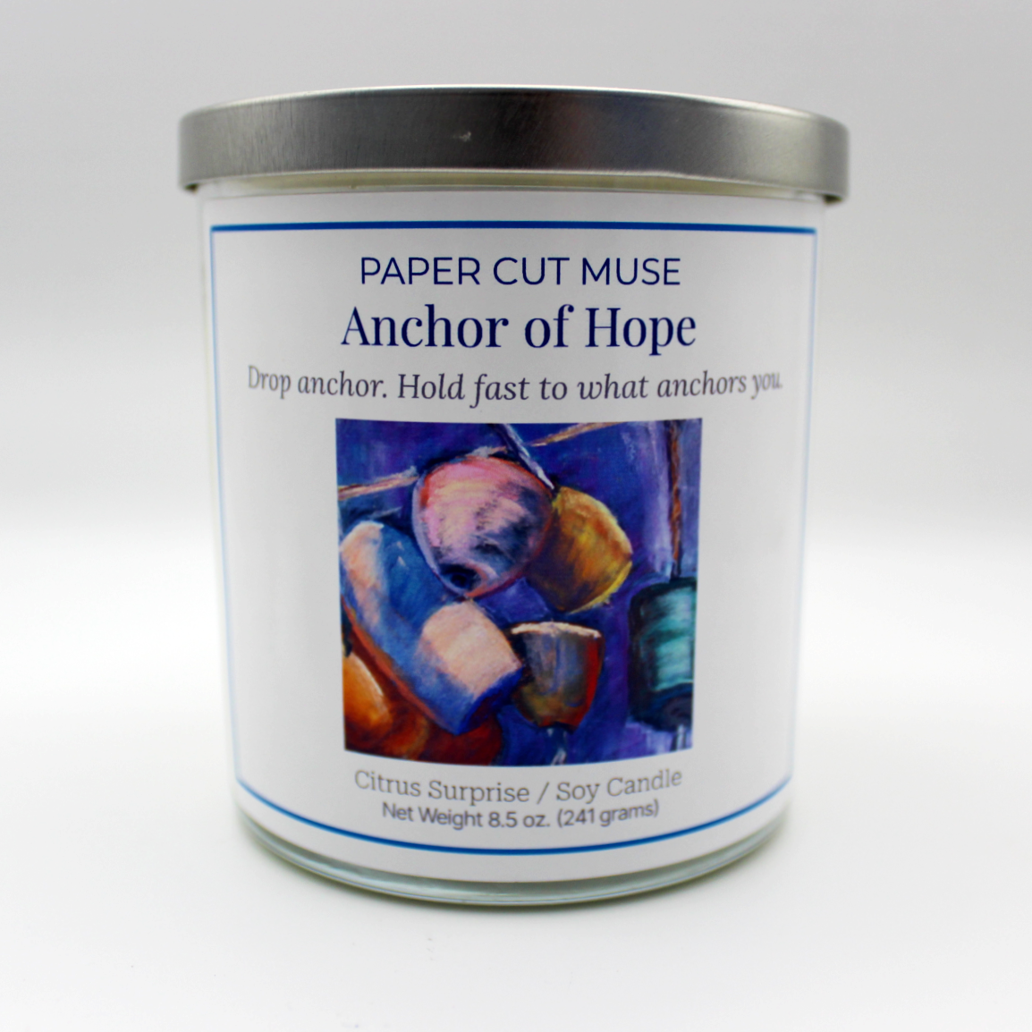 Anchor of Hope Collection - Citrus Surprise Soy Candle –  8.5 oz  USA Made