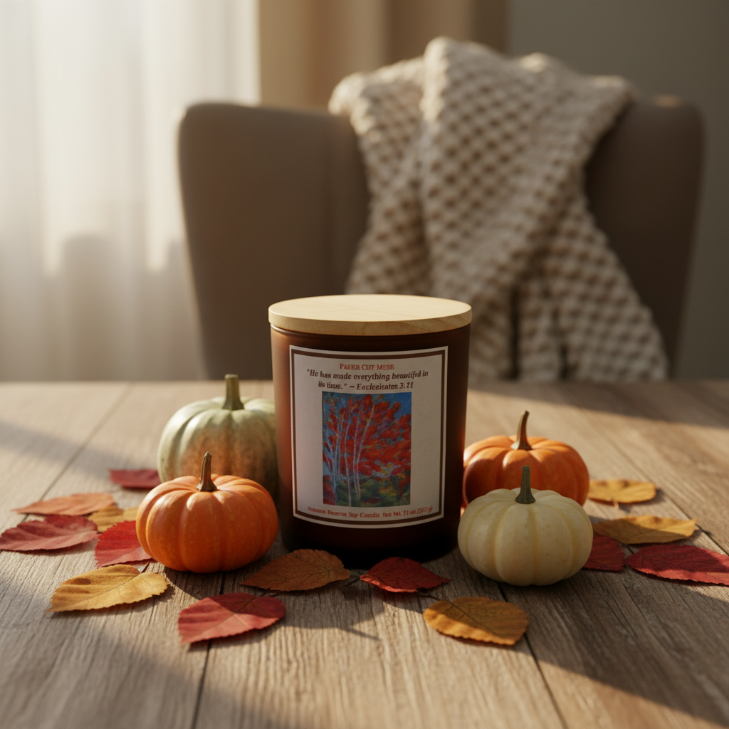 Autumn Reserve Candle – Hickory & Suede Scent Soy Candle | Fall Collection | Double Wick | USA Made