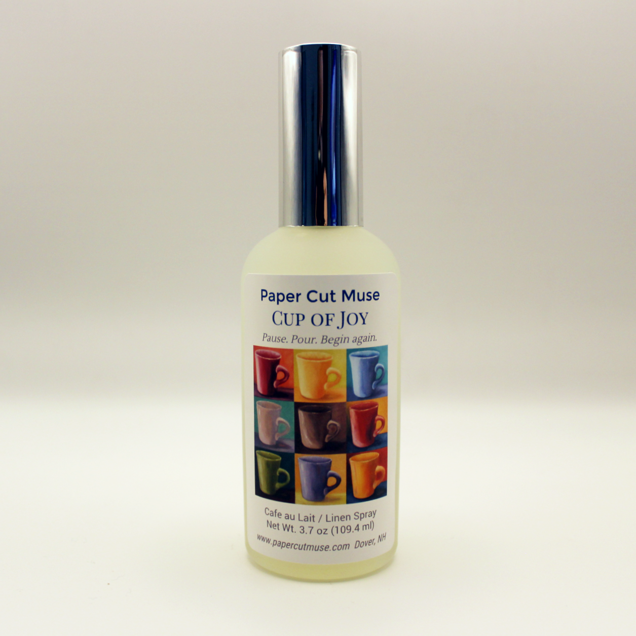 Café au Lait Linen Spray – Cup of Joy Collection  3.7 oz ECO Room & Linen Mist