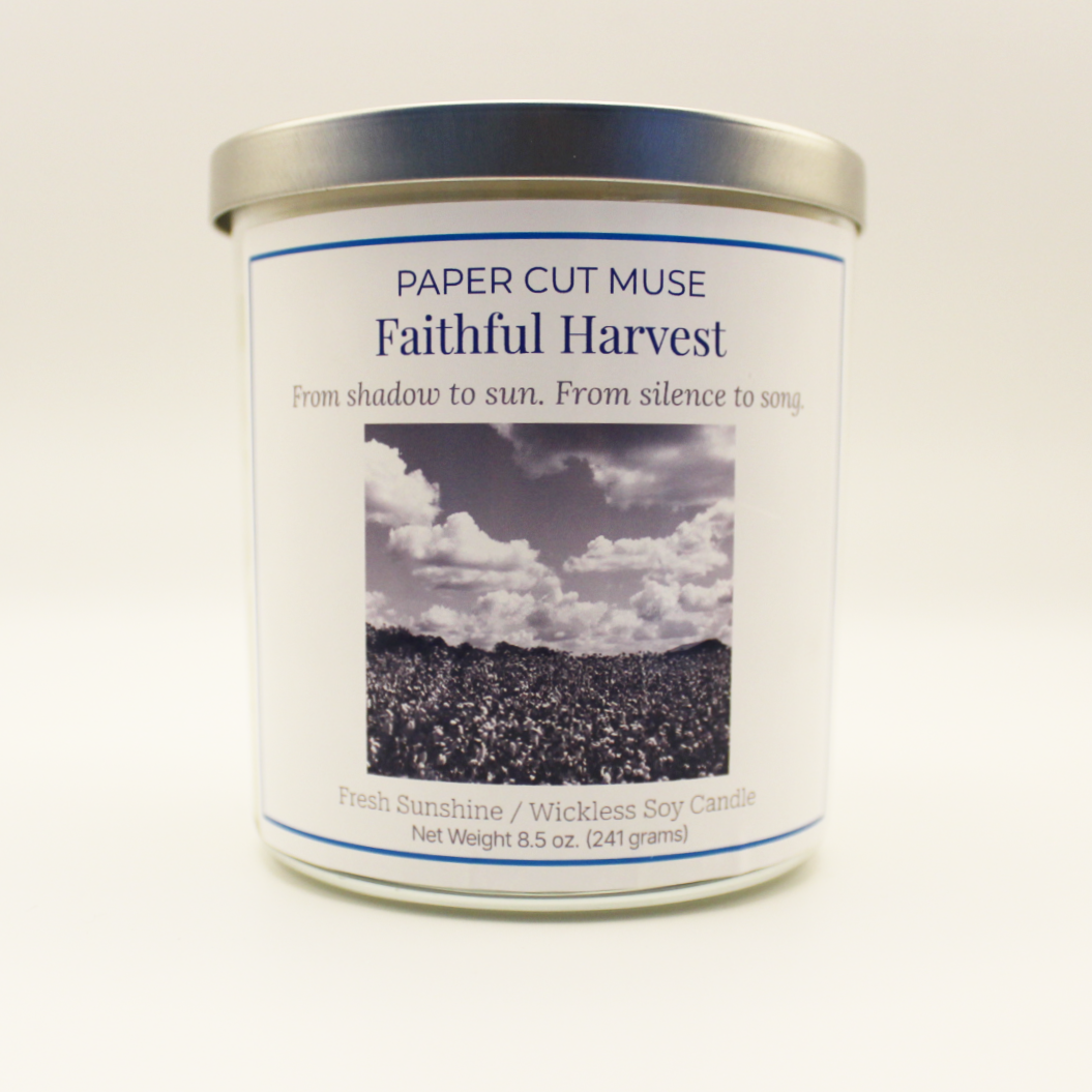 Faithful Harvest Collection - Fresh Sunshine Soy Candle –  8.5 oz  USA Made