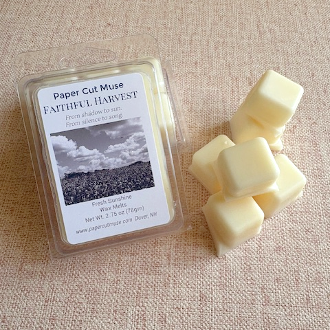 Faithful Harvest Soy Wax Melts – Fresh Sunshine Scent, 2.75 oz Clamshell