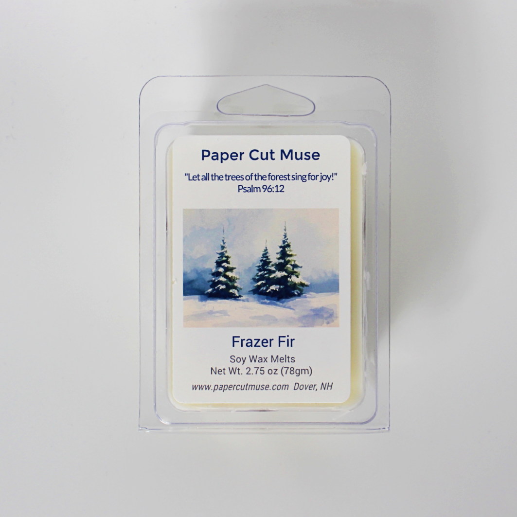 Frazer Fir Soy Wax Melts – Holiday Limited Release  2.75 oz  Evergreen Forest Scent  6-Piece Clamshell  USA Made
