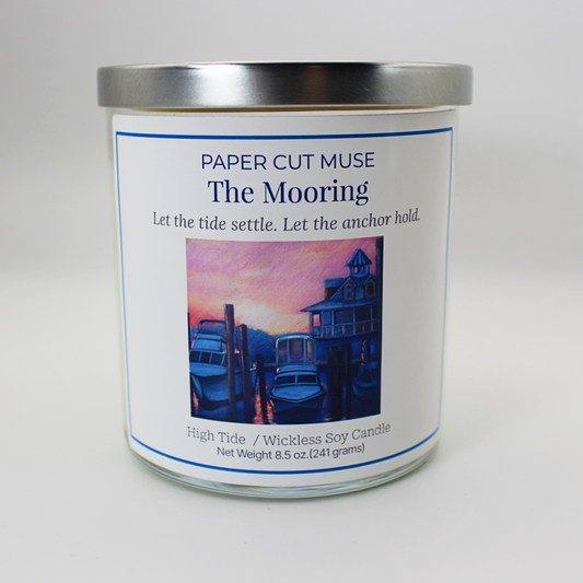 Wickless High Tide Soy Candle – The Mooring Collection  8.5 oz  USA Made